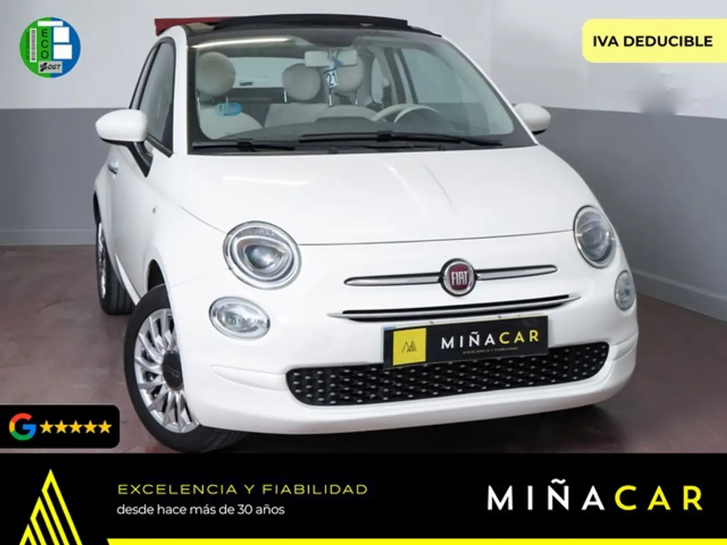 Fiat 500C 1.0 GSE Lounge Blanco - 1