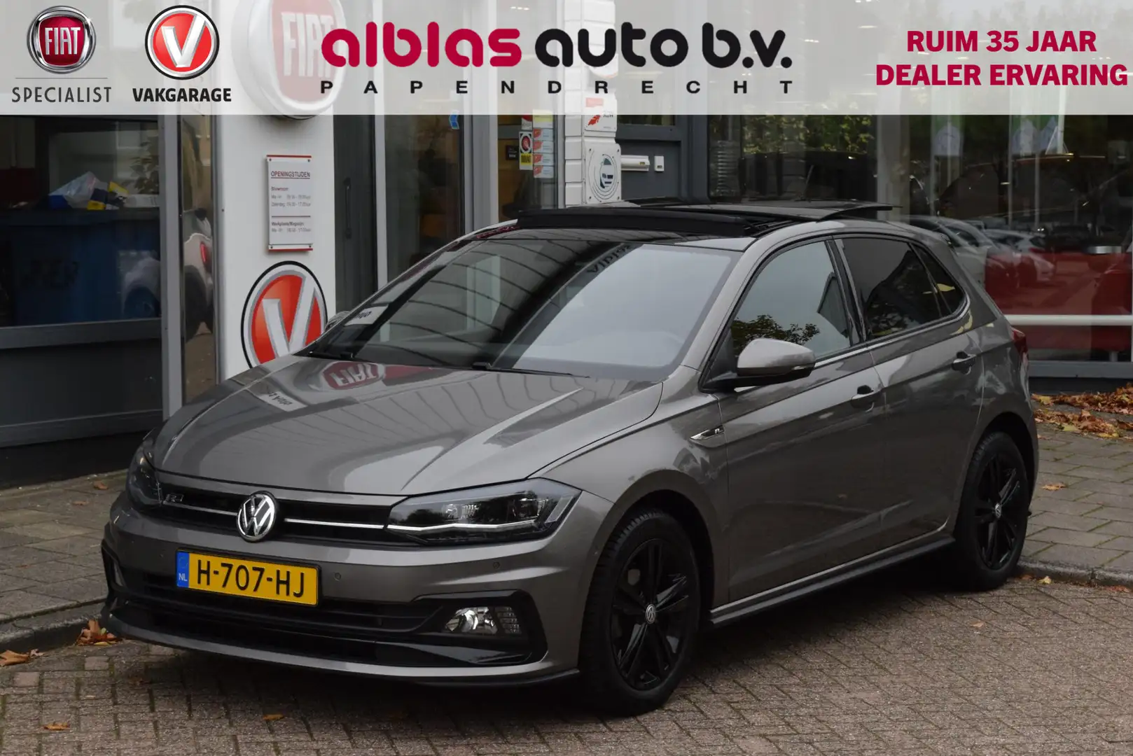 Volkswagen Polo R-Line|Open dak|LED|2xPDC|Carplay|ACC|Clima Gris - 1