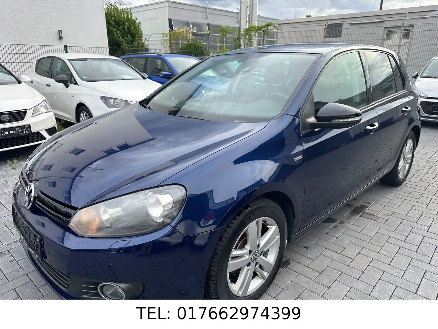 Volkswagen Golf VI Match/Automatik/TÜV Neue/Top Blau - 1