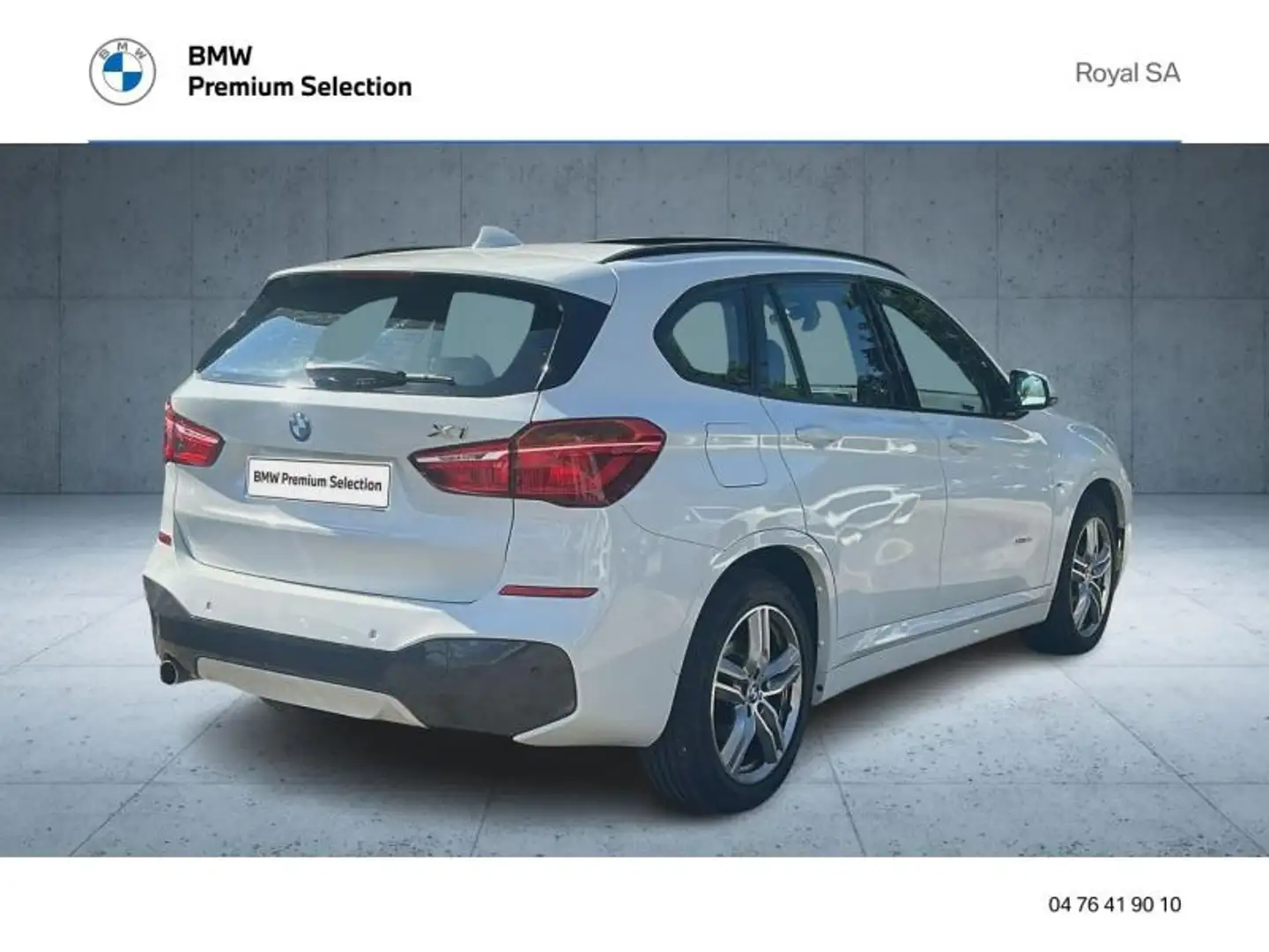 BMW X1 xDrive18dA 150ch M Sport Blanc - 2
