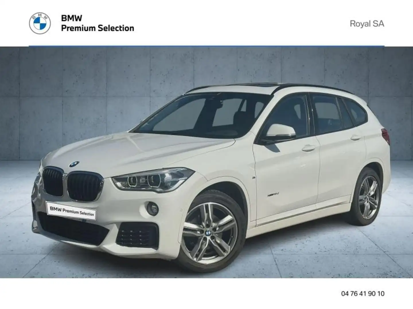 BMW X1 xDrive18dA 150ch M Sport Blanc - 1