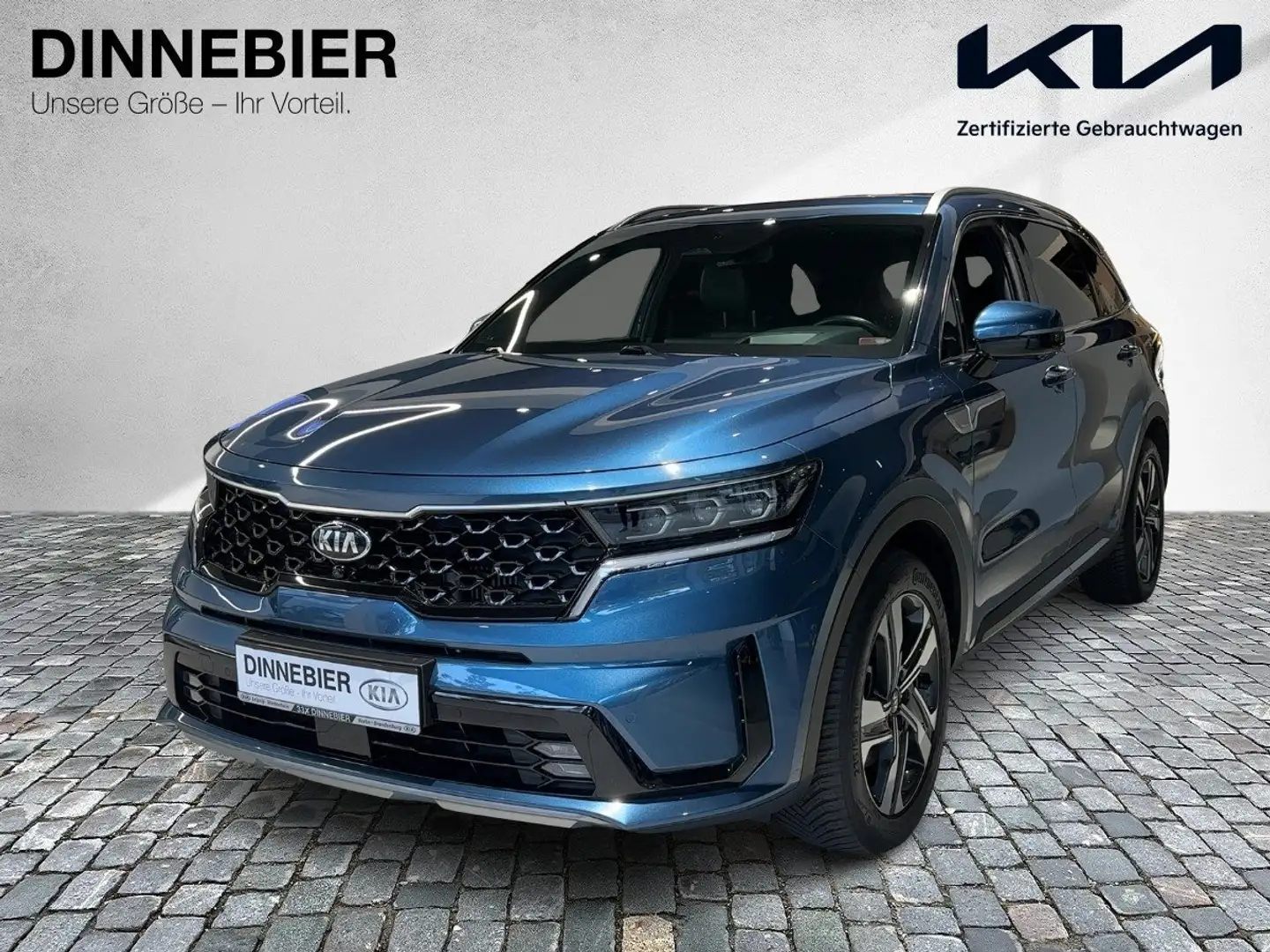 Kia Sorento 1.6T PHEV AWD AT6 PLAT 7S NAPPA 7-Sitze ACC 4xSHZ Blau - 2