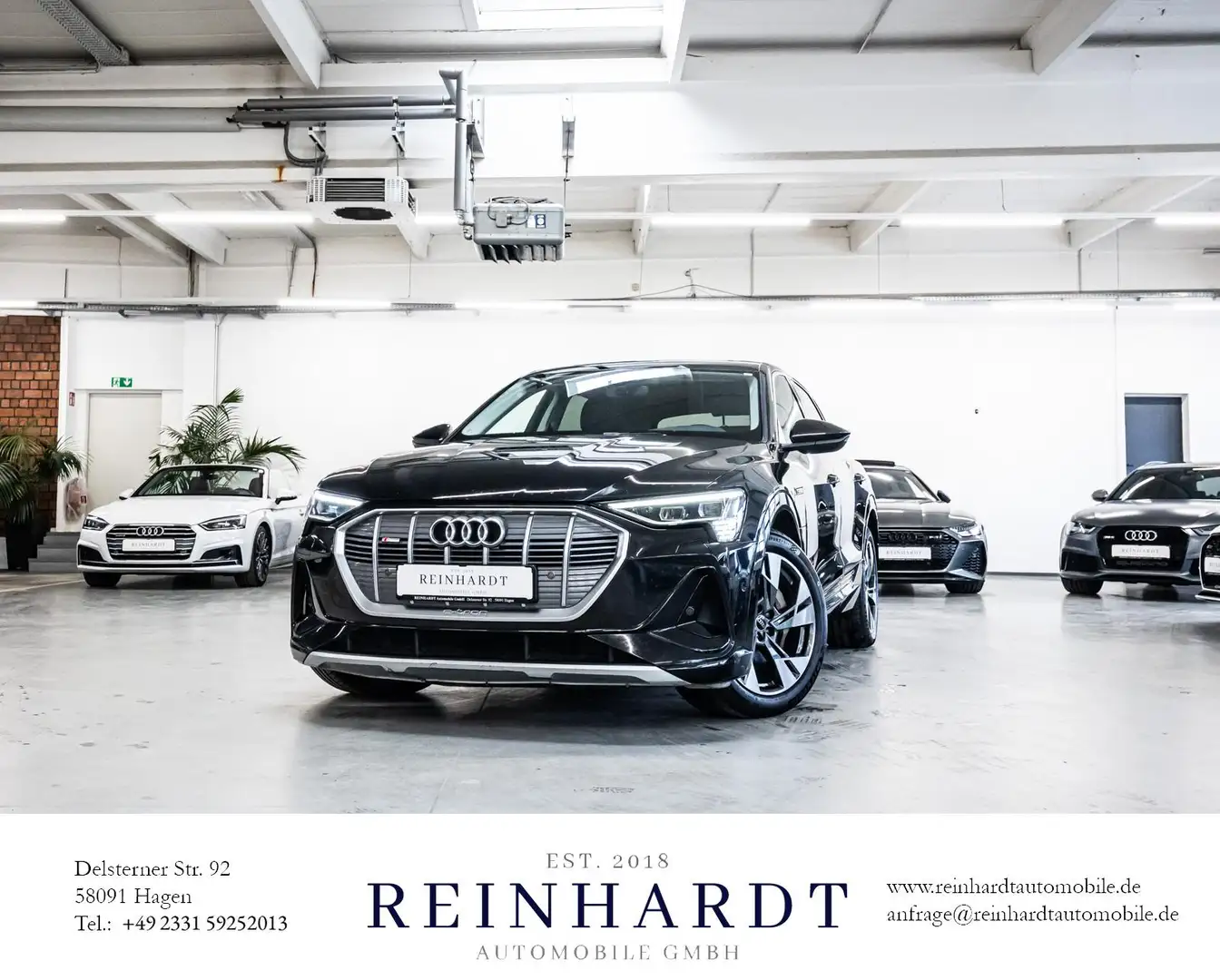 Audi e-tron 55 Q S LINE/20Z./MATRIX/ACC/PANO/KAMERA Schwarz - 1
