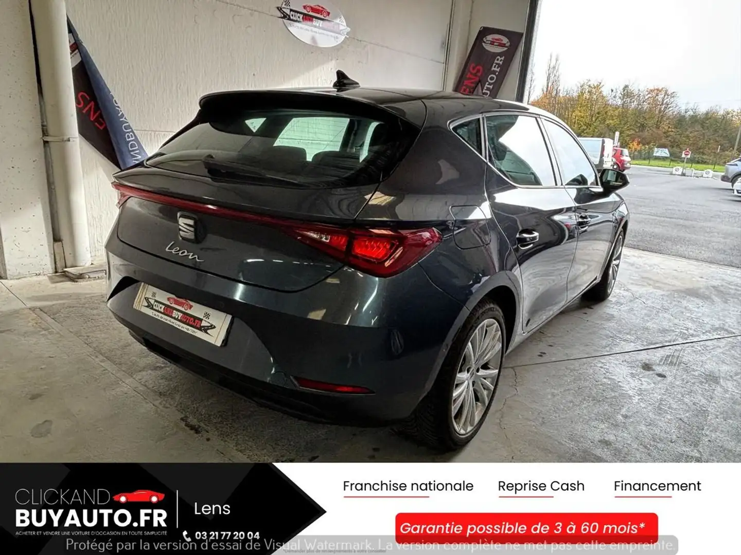 SEAT Leon 1.0 TSI FINITION URBAN // CAMERA DE RECUL / ANDROID CARPLAY / REGULATEUR ET LIMITEUR Gris - 2