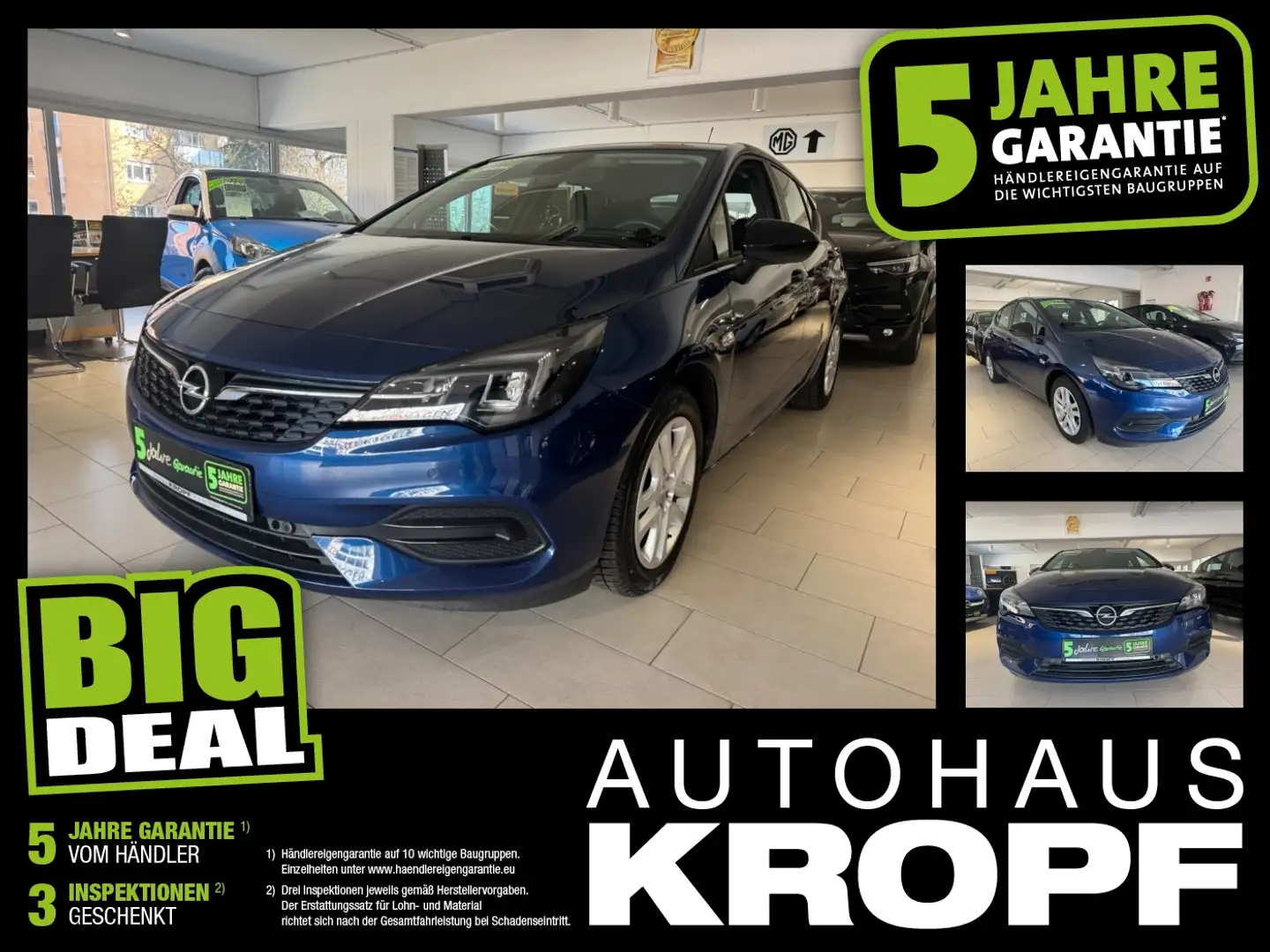 Opel Astra K 1.2 Turbo Edition LED W-Paket PDC Blu/Azzurro - 1