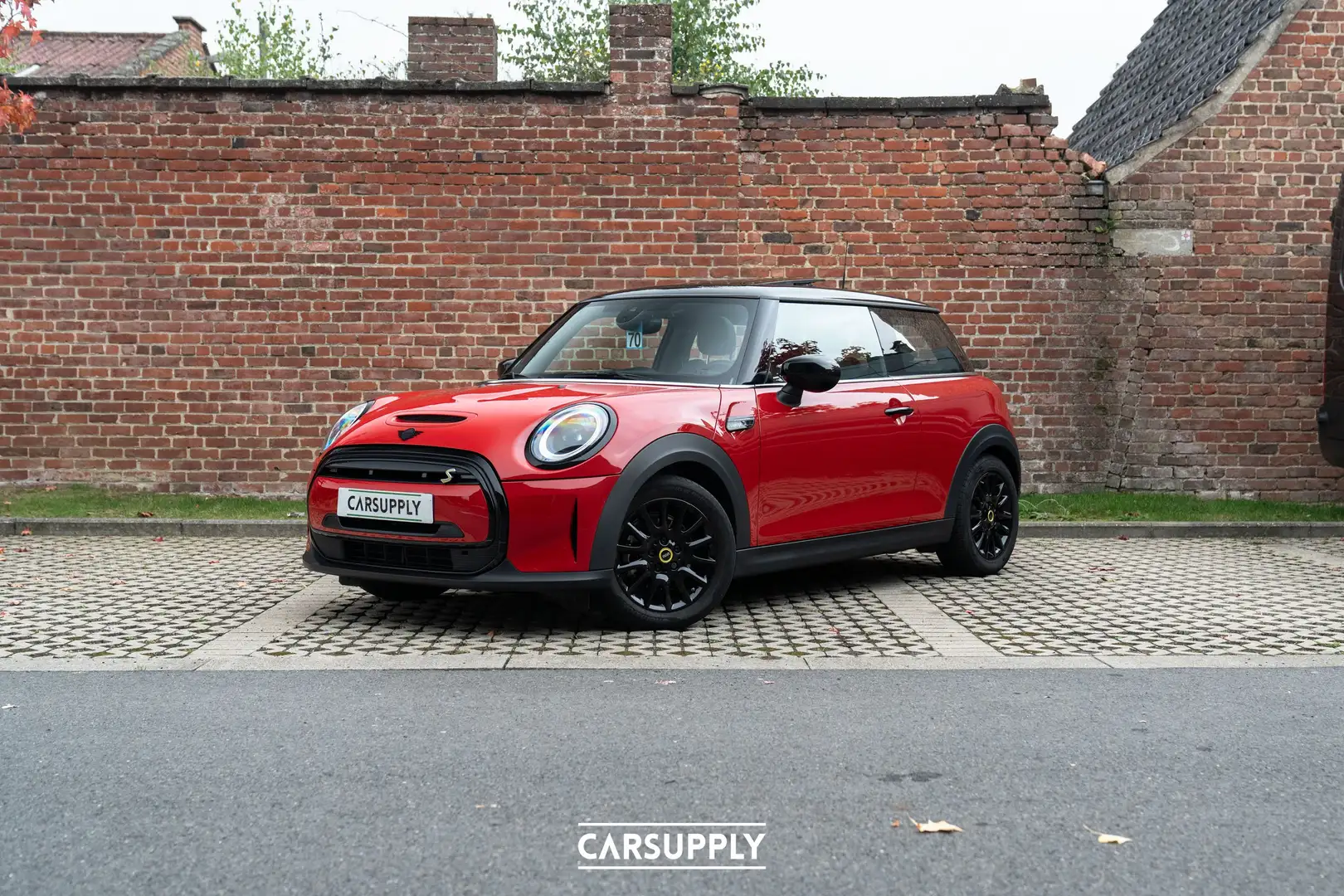 MINI Cooper SE Mini Cooper SE- OW70- Pano dak- Camera- Apple Carp Rouge - 1