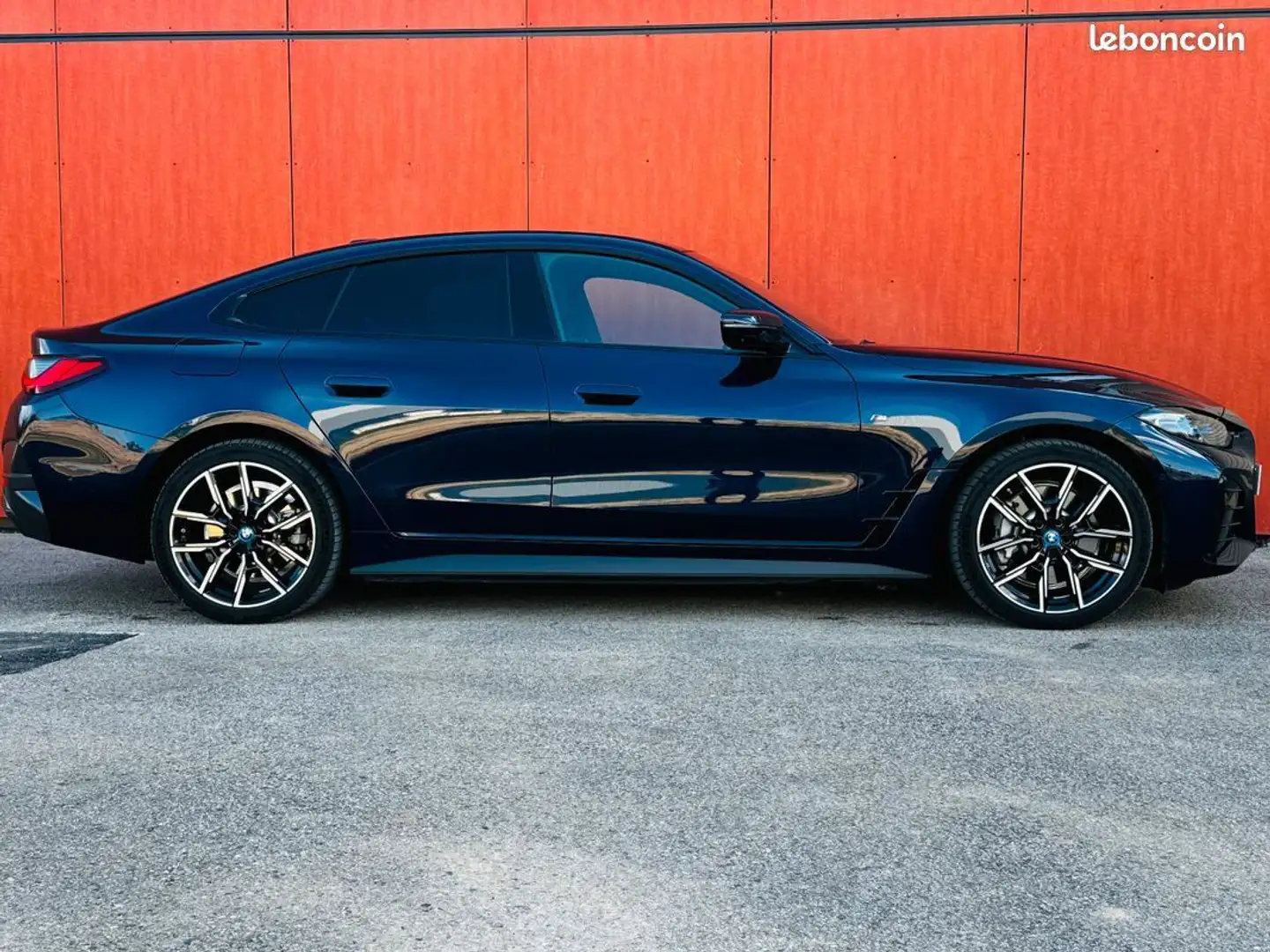BMW i4 G26 EDRIVE40 Phase 2 M SPORT 340ch TVA Récupérable Bleu - 2