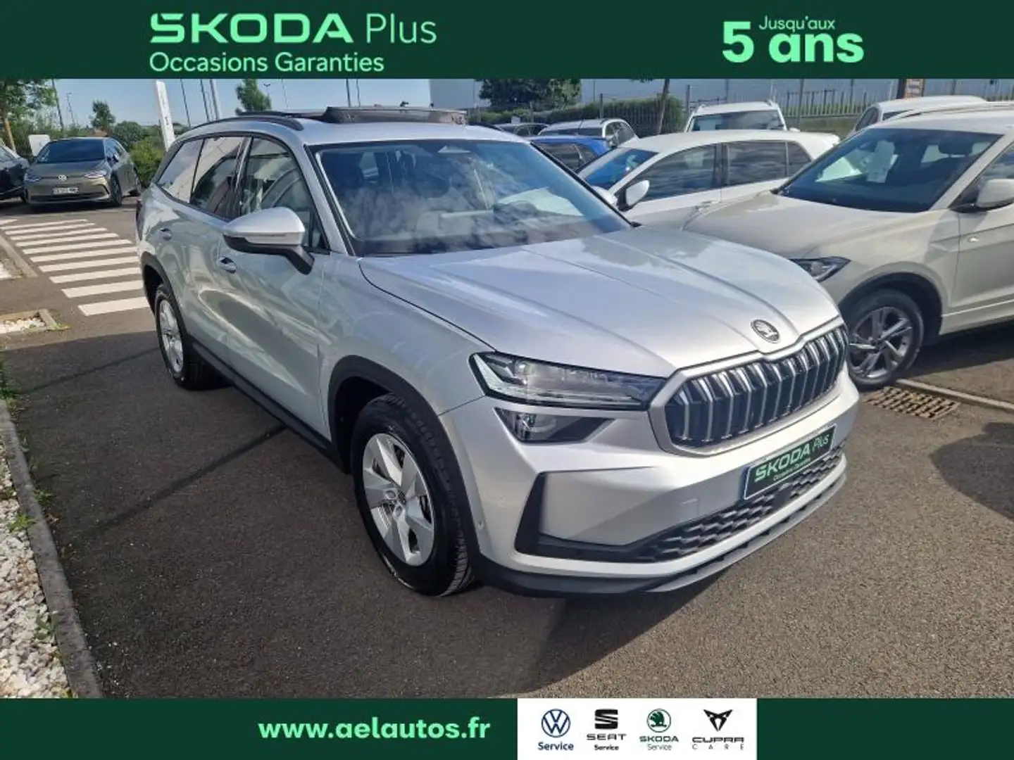 Skoda Kodiaq 2.0 TDI 150ch SCR Selection DSG7 7 places Gris - 2
