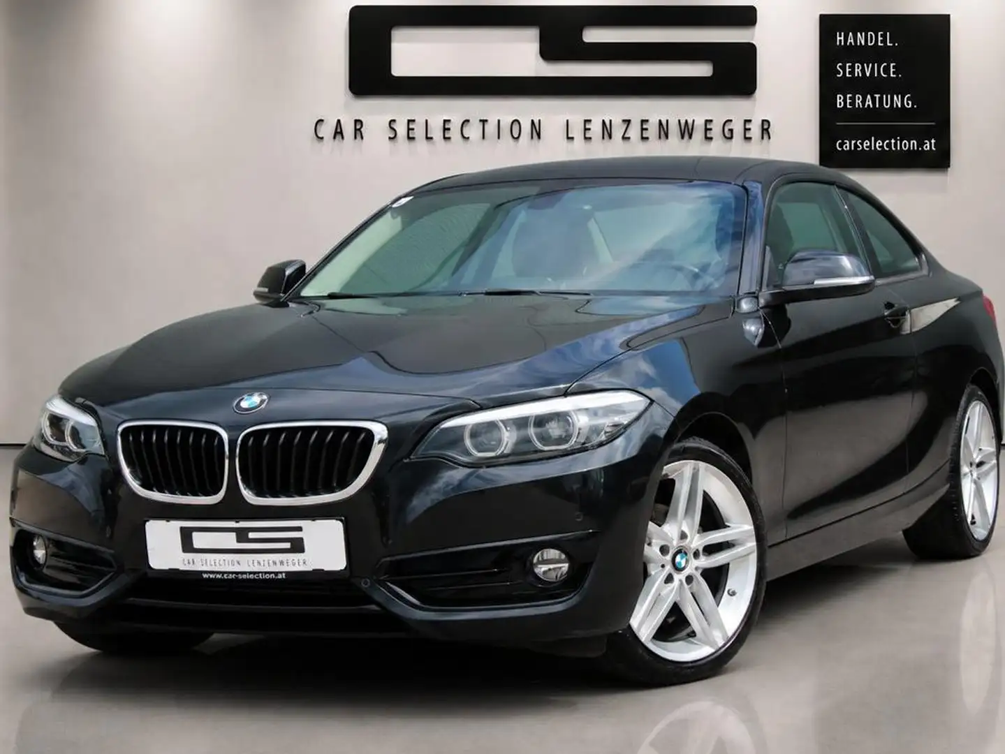 BMW 218 218d Coupé Sport Line*Navi*Hifi* Schwarz - 1