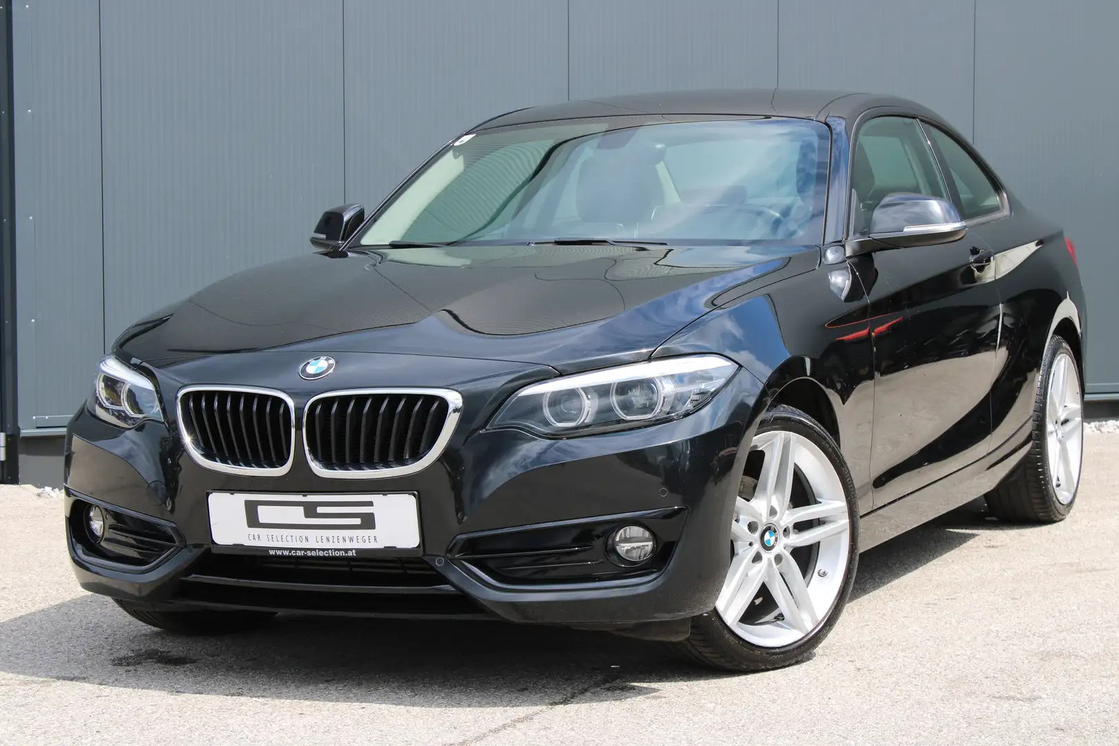 BMW 218 218d Coupé Sport Line*Navi*Hifi* Schwarz - 2