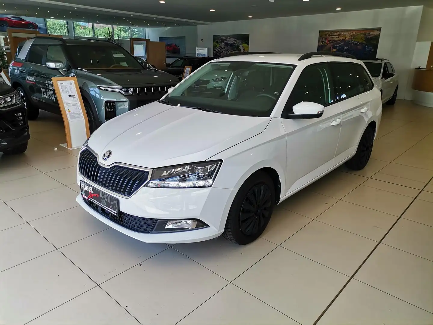 Skoda Fabia Combi 1.0 TSI Style LED|SHZ|Klimaautom. Weiß - 2
