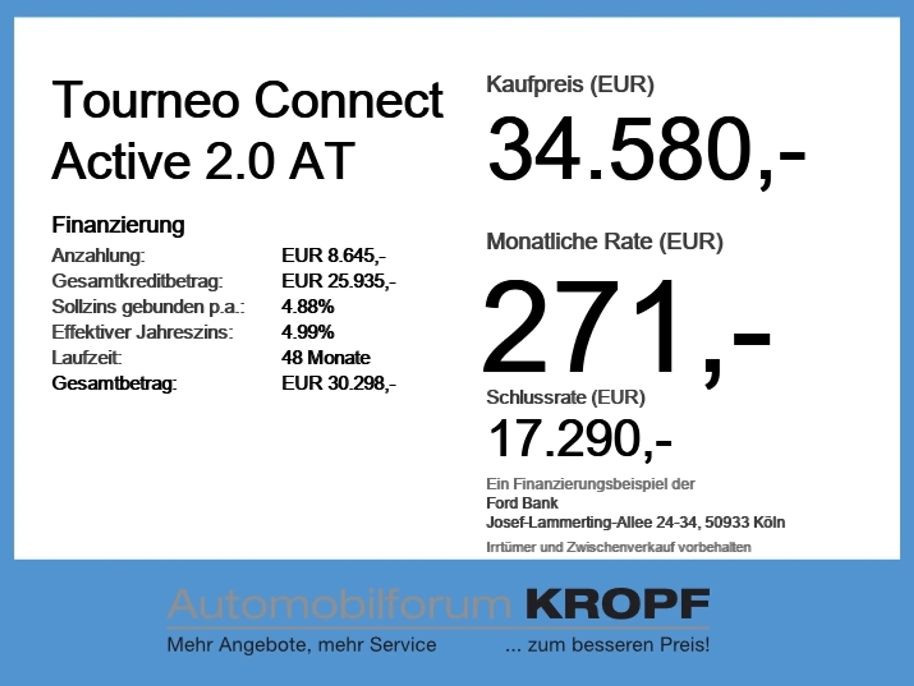 Ford Tourneo Connect Active 2.0 AT UMRÜSTOPTION ROLLSTUHL — photo 6
