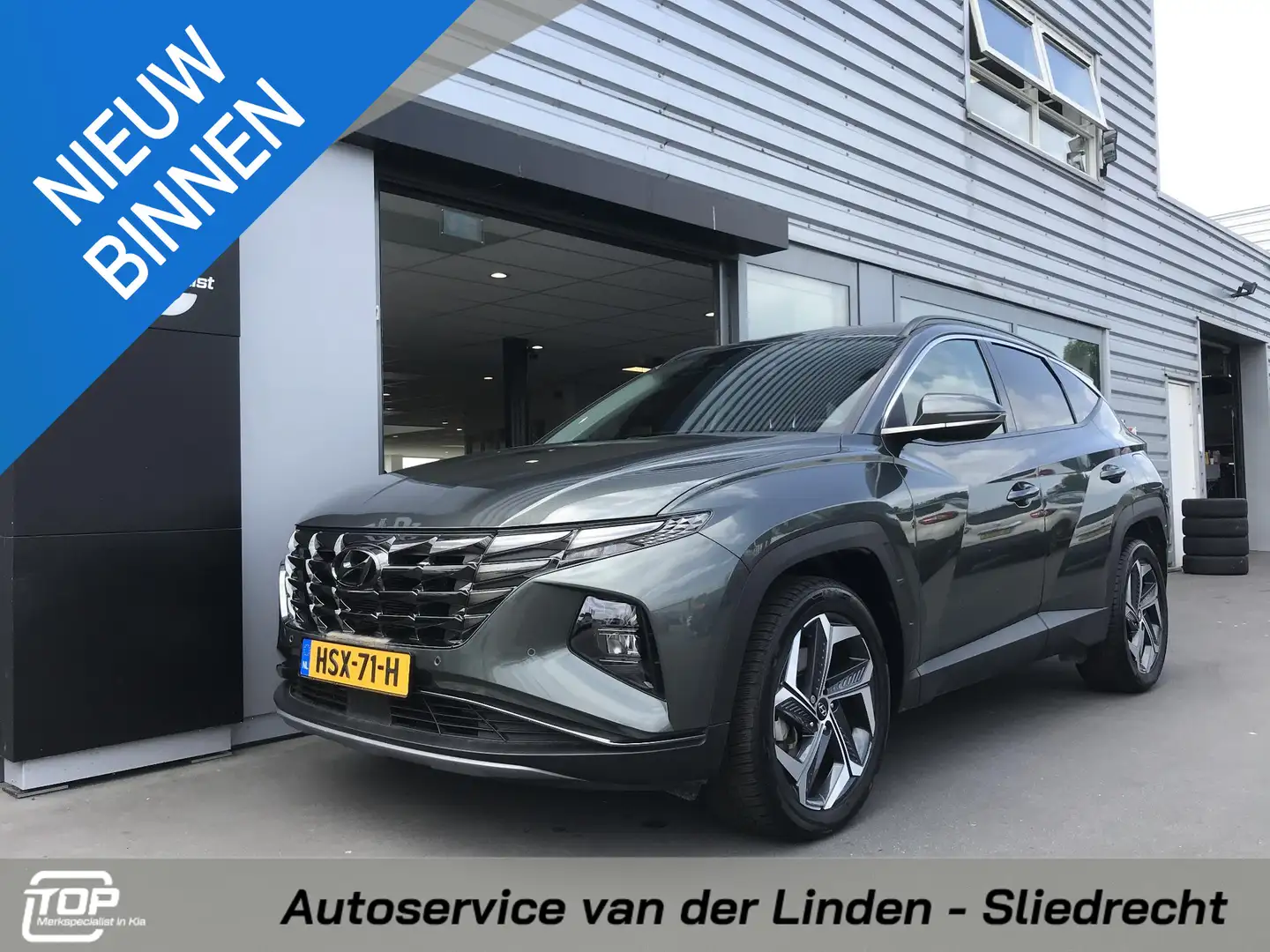 Hyundai TUCSON 1.6 T-GDI HEV N-Line Grijs - 1