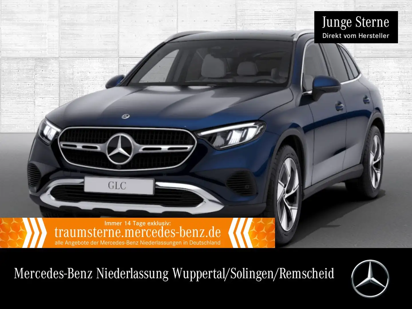 Mercedes-Benz GLC 200 4M AVANTG+PANO+360+AHK+LED+TOTW+KEYLESS+9G Blau - 1