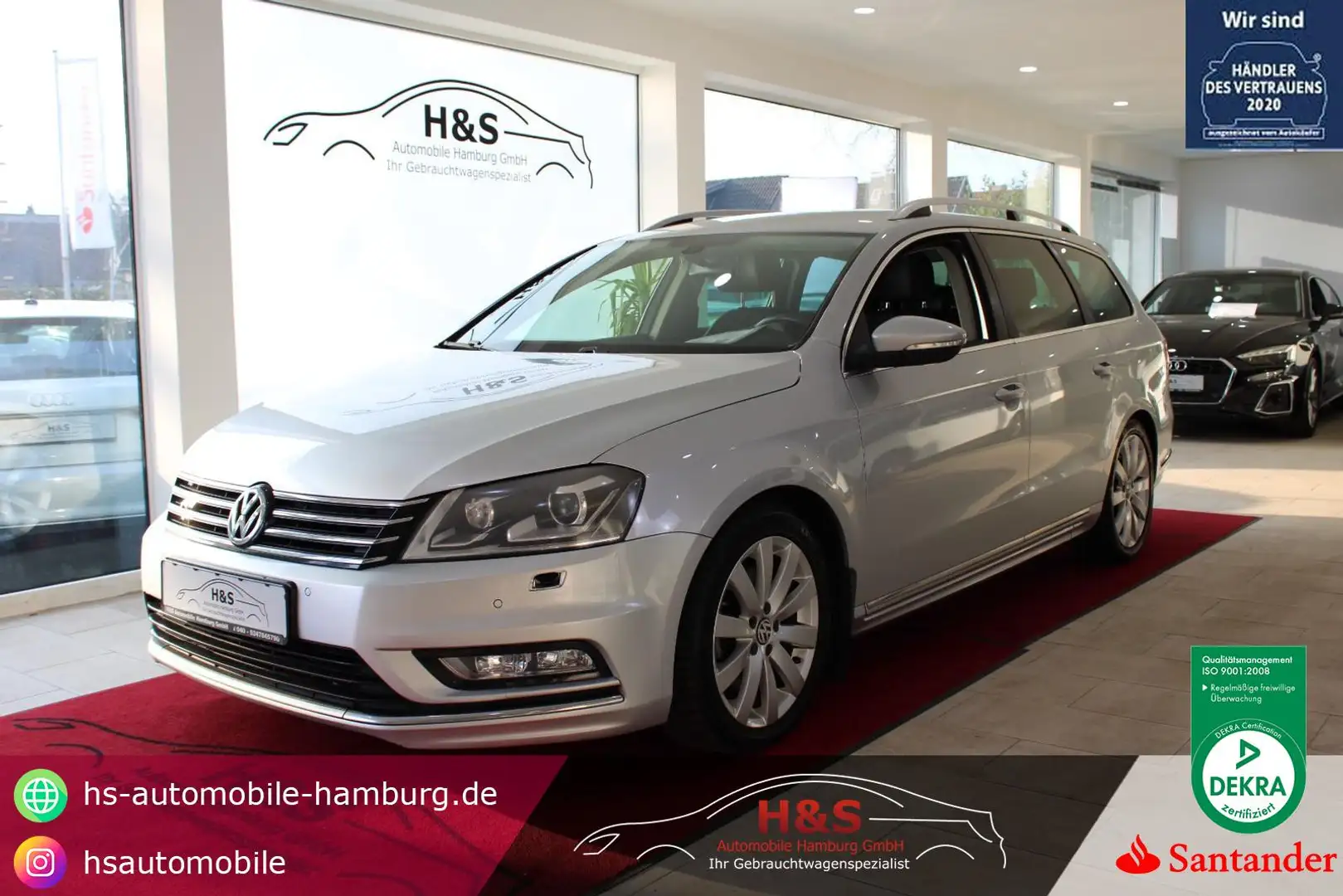 Volkswagen Passat Variant Passat Vari. 2.0 TDI Highline/R-LINE 4Motion *LED/ Silber - 1