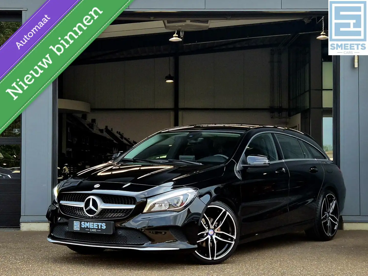 Mercedes-Benz CLA 180 Shooting Brake Automaat |H.leer|Navi Zwart - 1