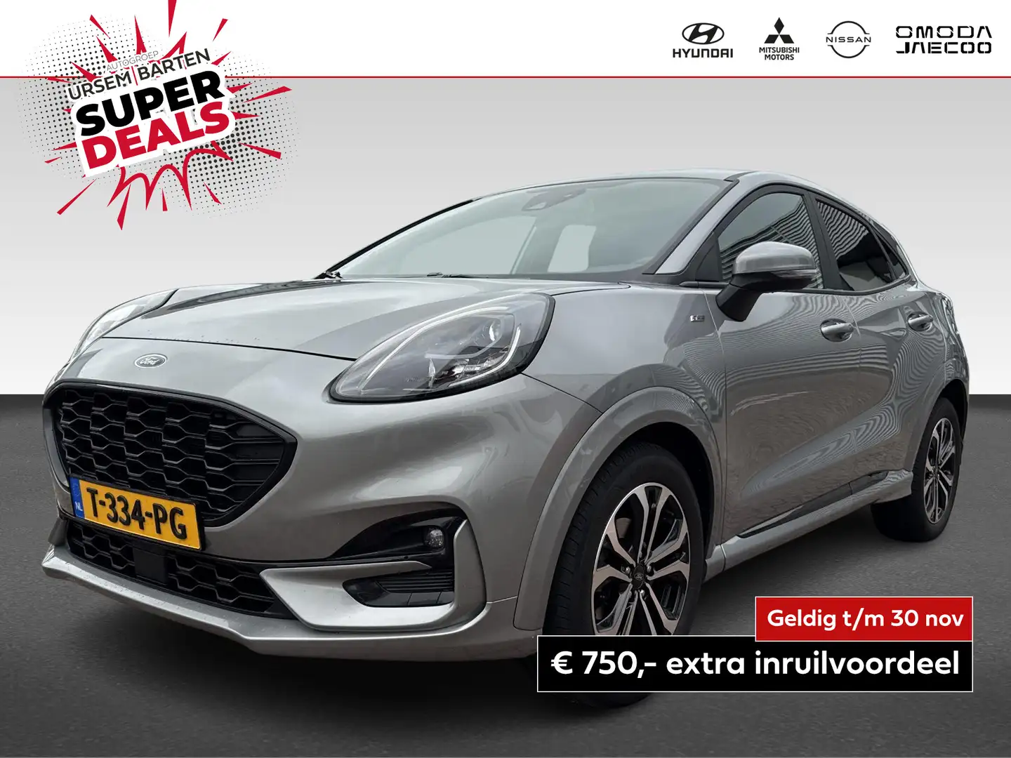 Ford Puma 1.0 EcoBoost Hybrid ST-Line | navigatie | stoel/st Grijs - 1