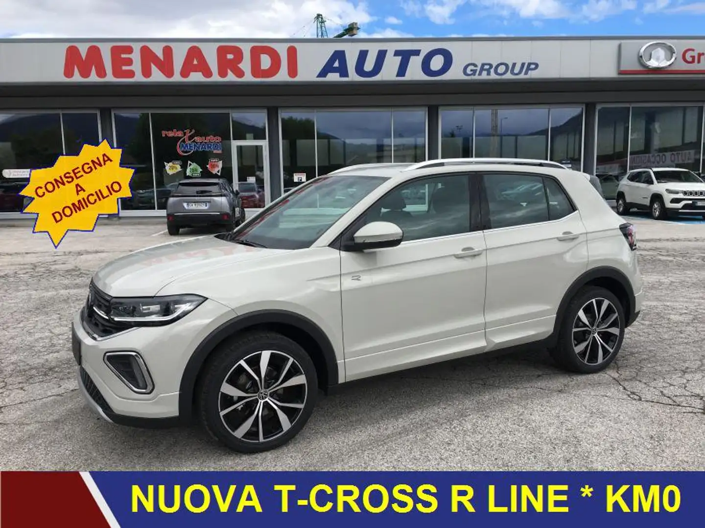 Volkswagen T-Cross 1.0 TSI 115 CV DSG R-Line NUOVA R LINE Szary - 1