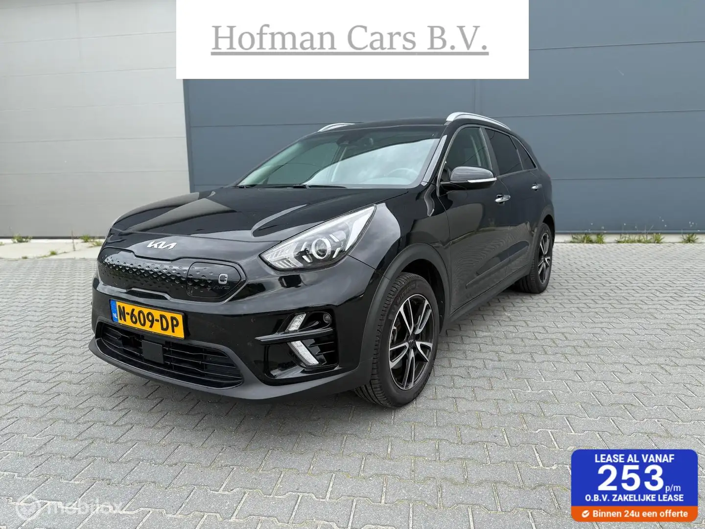 Kia e-Niro DynamicLine 64 kWh 2021 3-fase lader Incl Btw Negro - 1