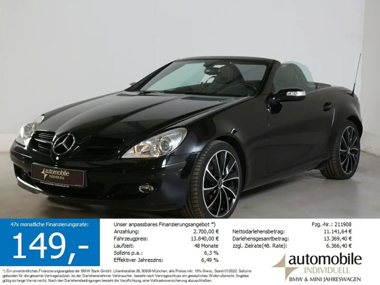 Mercedes-Benz SLK 280 7G Navi Xenon AIRSCARF Parktronic Negro - 1