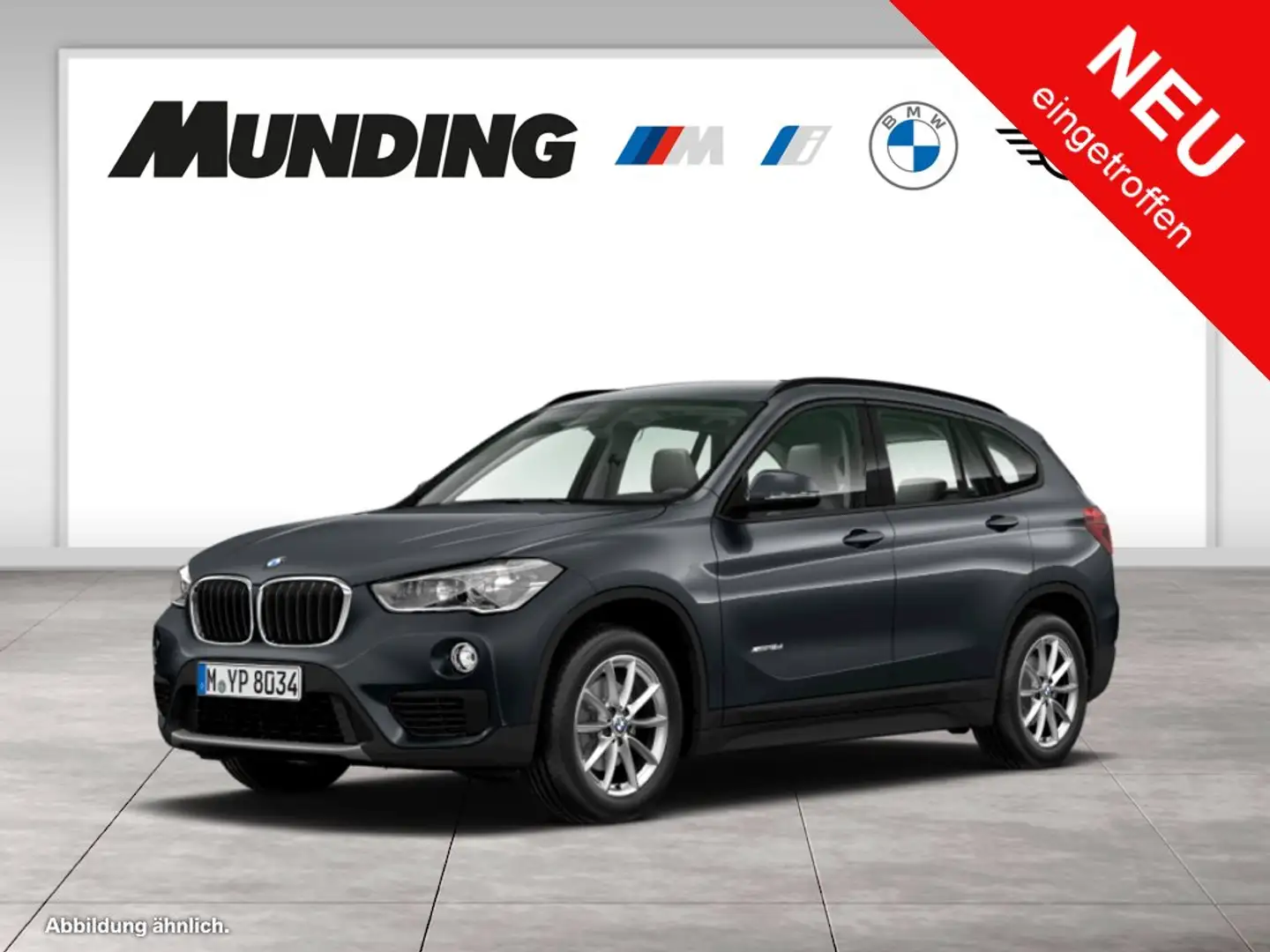 BMW X1 xDrive18d A LED NaviAHK|Klimaaut|SHZ|PDC Grau - 1