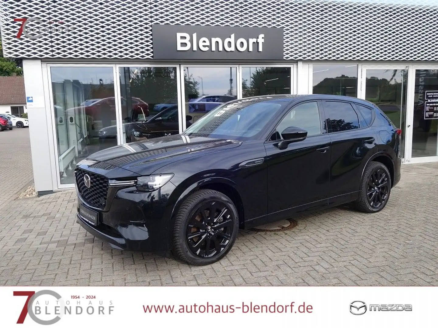 Mazda CX-60 PHEV HOMURA Leder|BOSE|MatrixLED|AHK Zwart - 1