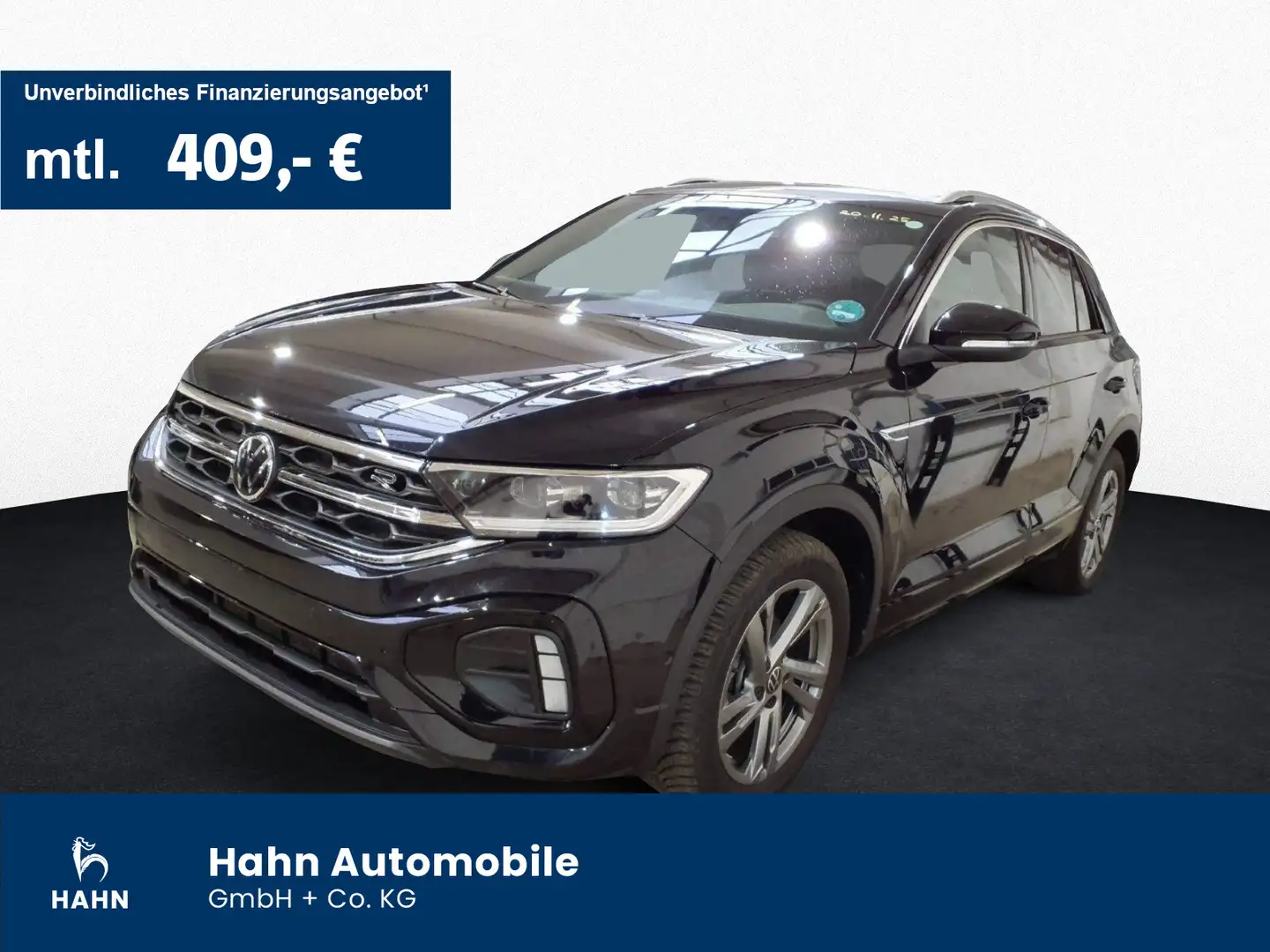Volkswagen T-Roc 1,5TSI DSG R-Line AHK NAV KAM LED ACC ERGO Schwarz - 1