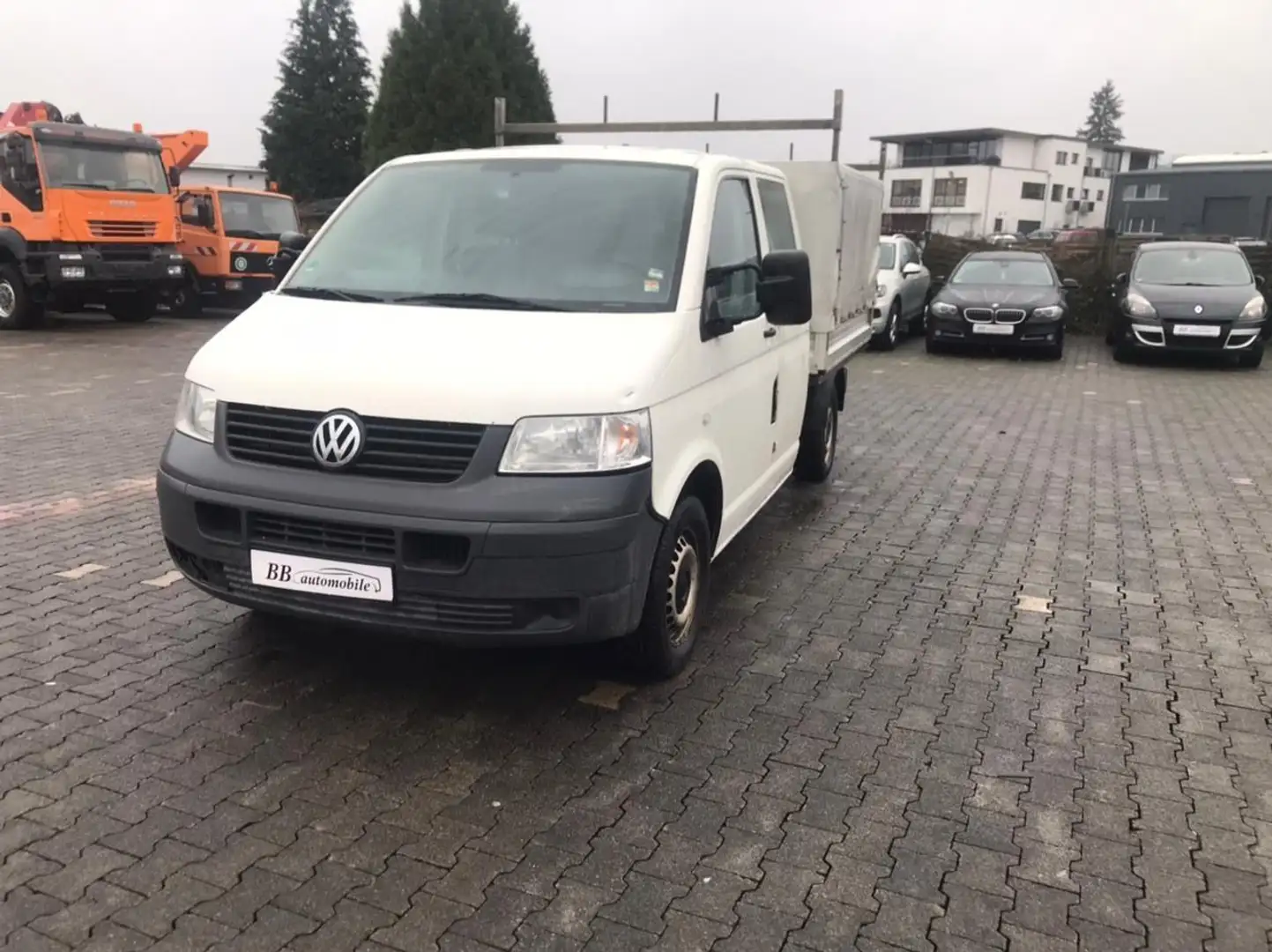 Volkswagen T5 Transporter Pritsche Pritsche Doppelkabine Blanco - 2