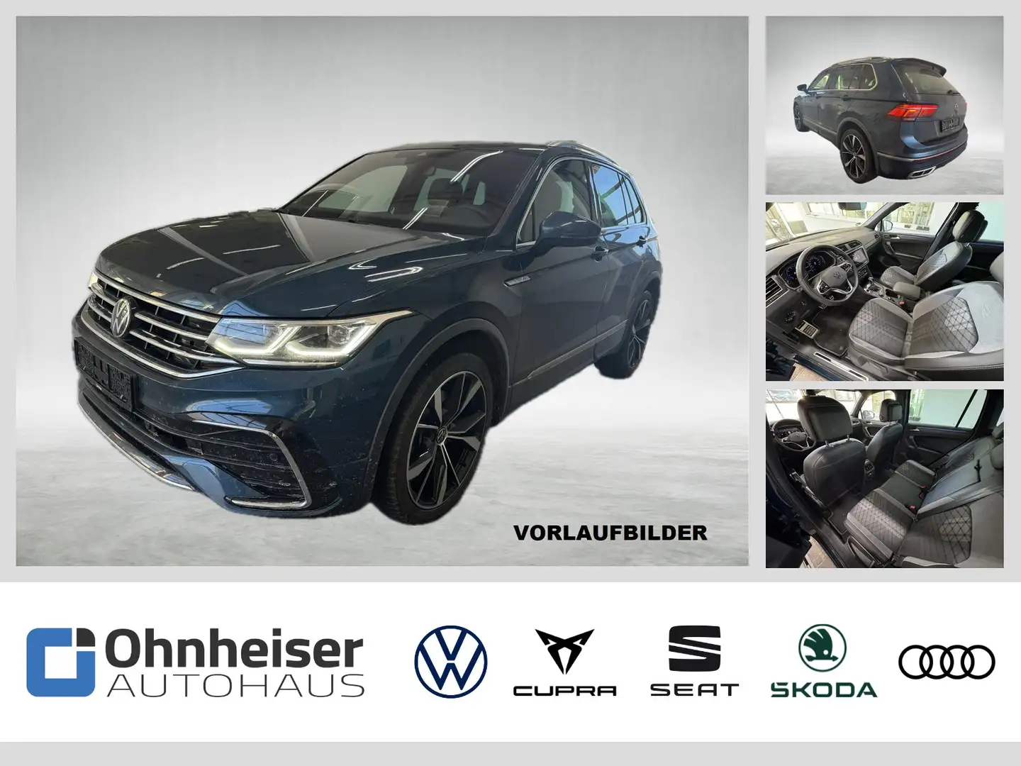 Volkswagen Tiguan 2.0 TDI DSG R-Line 4Motion AHK*Harman*St.Hz Schwarz - 1
