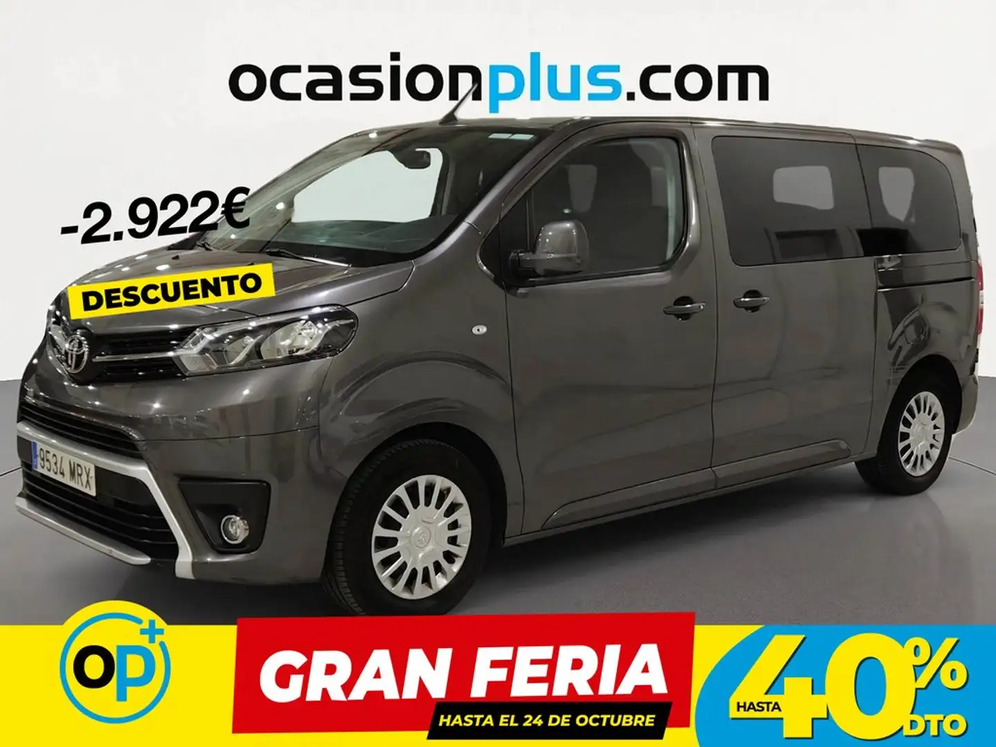 Toyota Proace Shuttle L1 2.0D 8pl. Portón VX Plus 145 Gris - 1