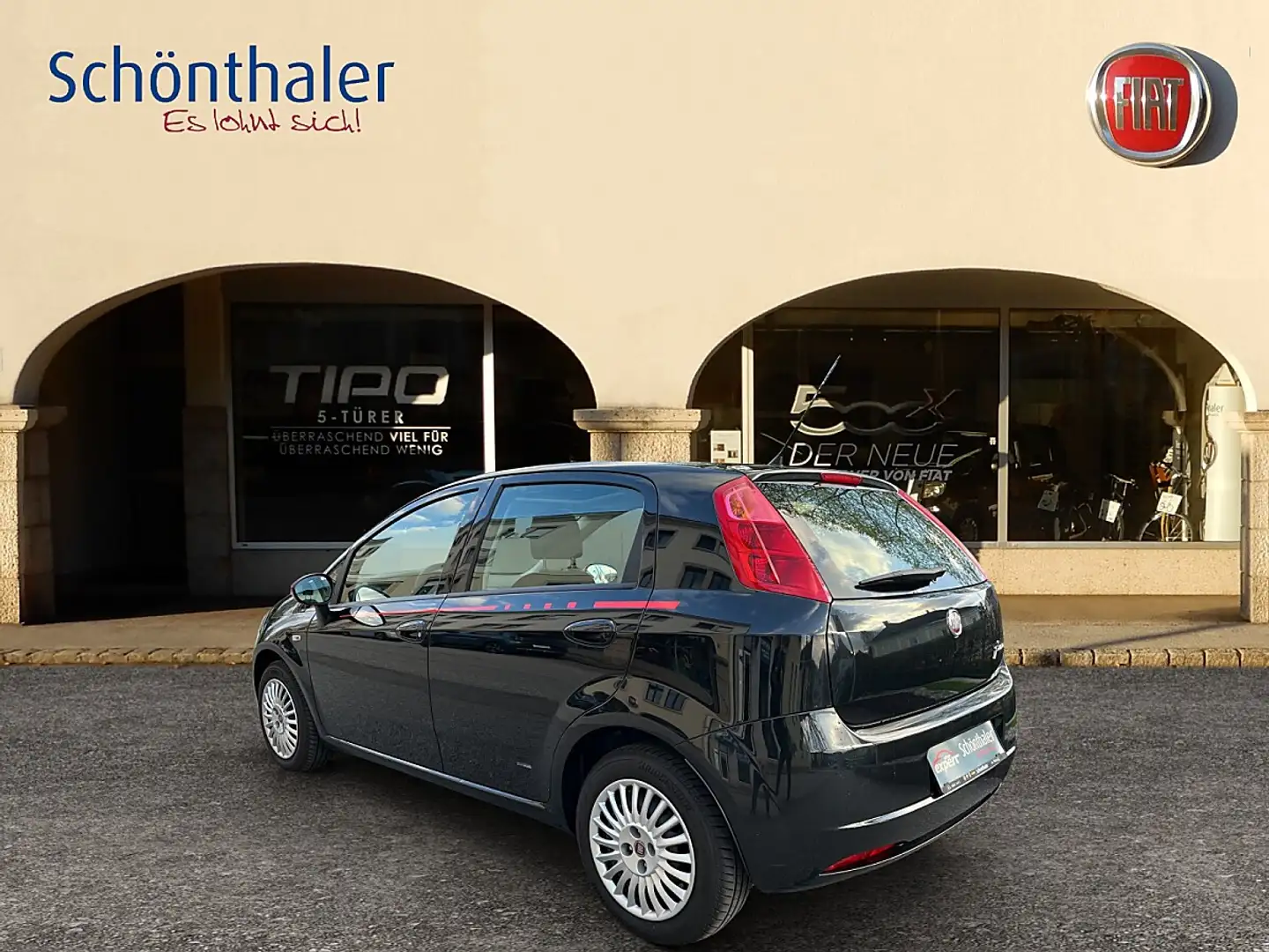 Fiat Grande Punto 1,4 75 S Schiebedach Schwarz - 2
