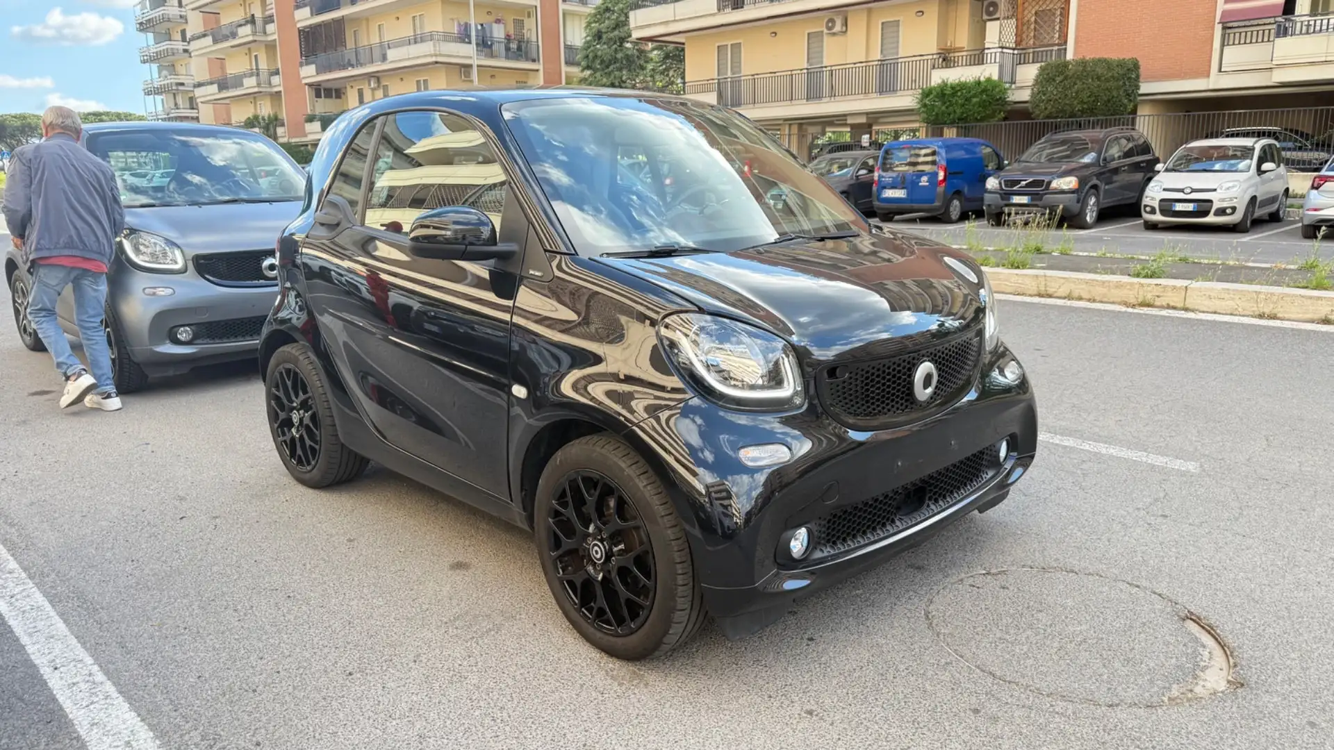 smart forTwo 90 0.9 Turbo Prime PERFECT LED NAVI KAMERA PANORAM Nero - 2