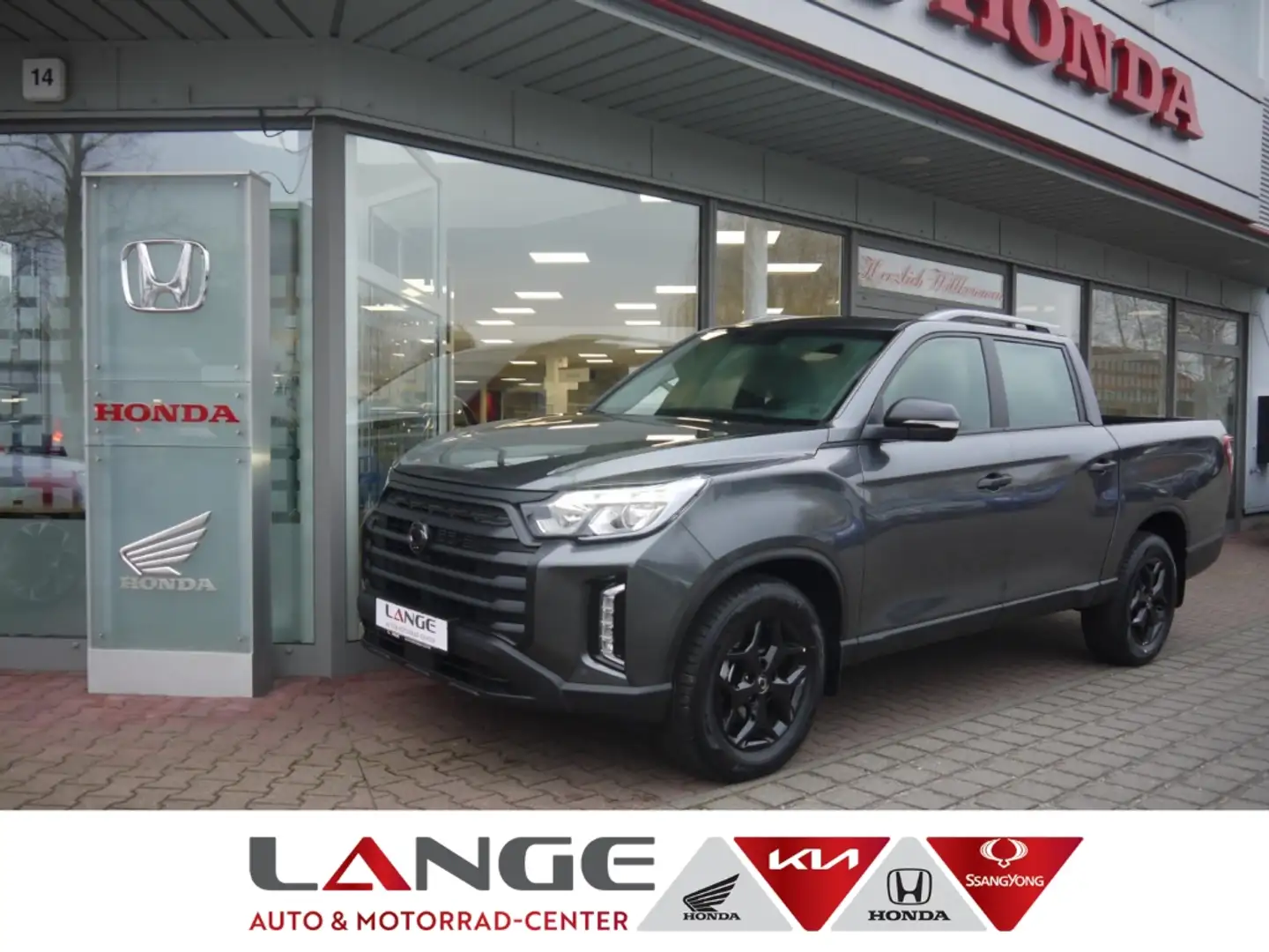 SsangYong Musso Musso Grand Sapphire 4WD Navi Xenon Klimaautom SD Gris - 1