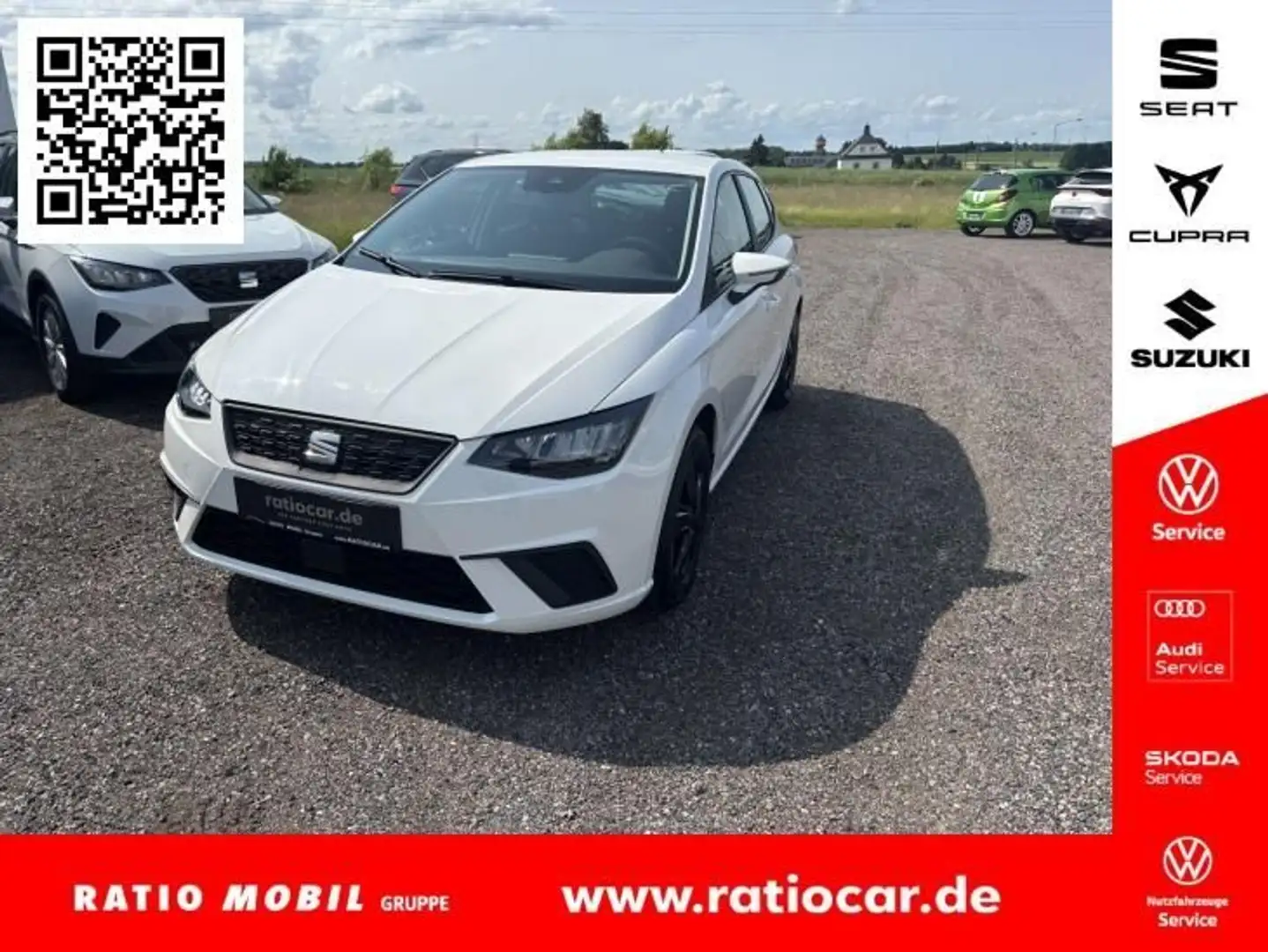 SEAT Ibiza IBIZA REFERENCE 1.0 MPI DAB+ FRONT-ASSIST USB Wit - 1