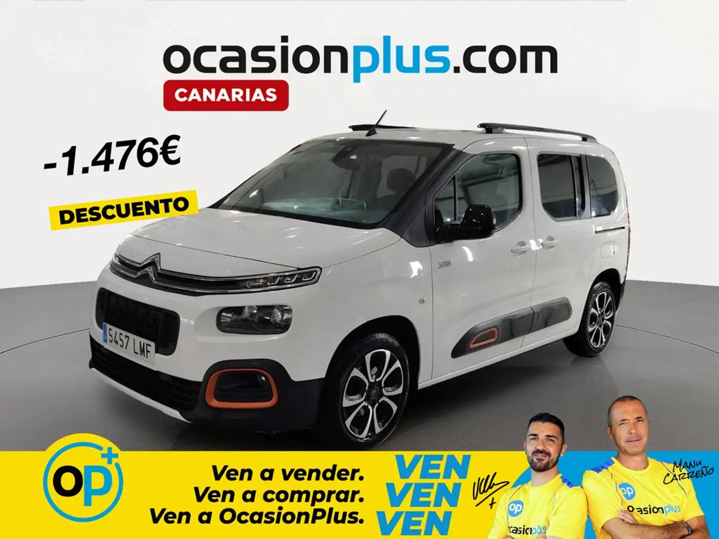Citroen Berlingo BlueHDi S&S Talla M Shine 100 Blanco - 1