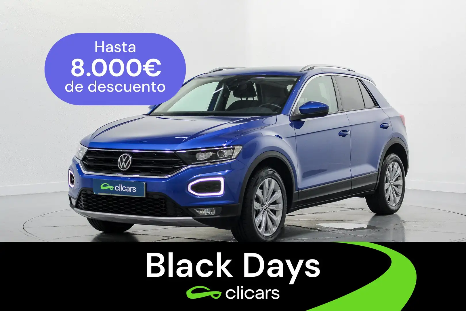 Volkswagen T-Roc 1.5 TSI Advance Bleu - 1