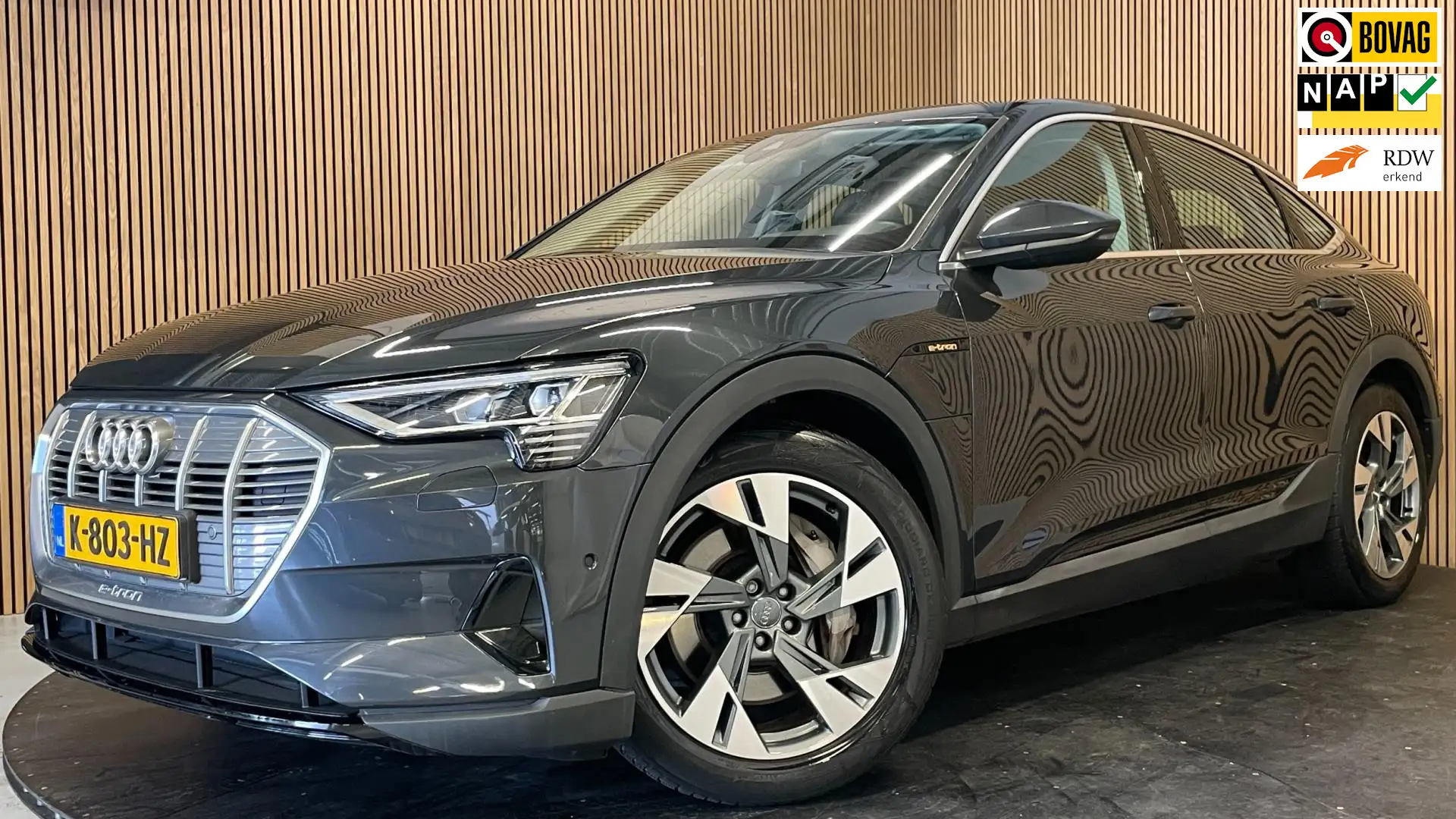 Audi e-tron Sportback 50 Quattro |CLIMA|CRUISE|ELEK. INTERIEUR Grijs - 1
