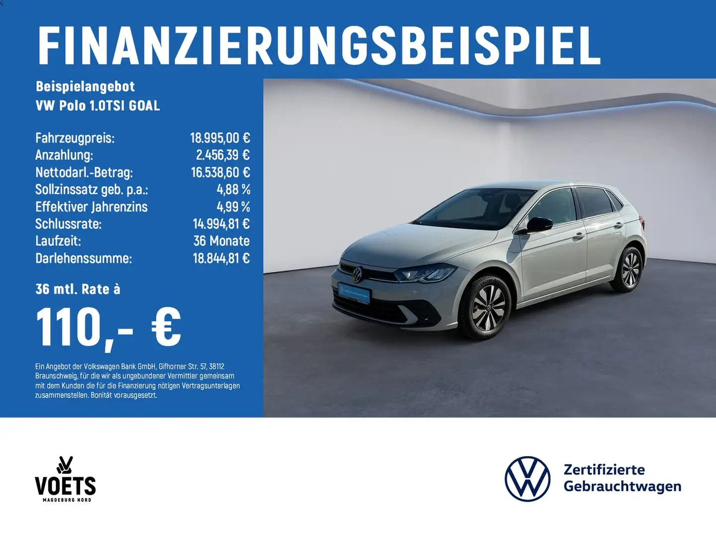 Volkswagen Polo 1.0TSI GOAL LED+Sitzhzg.+PDC Verde - 2