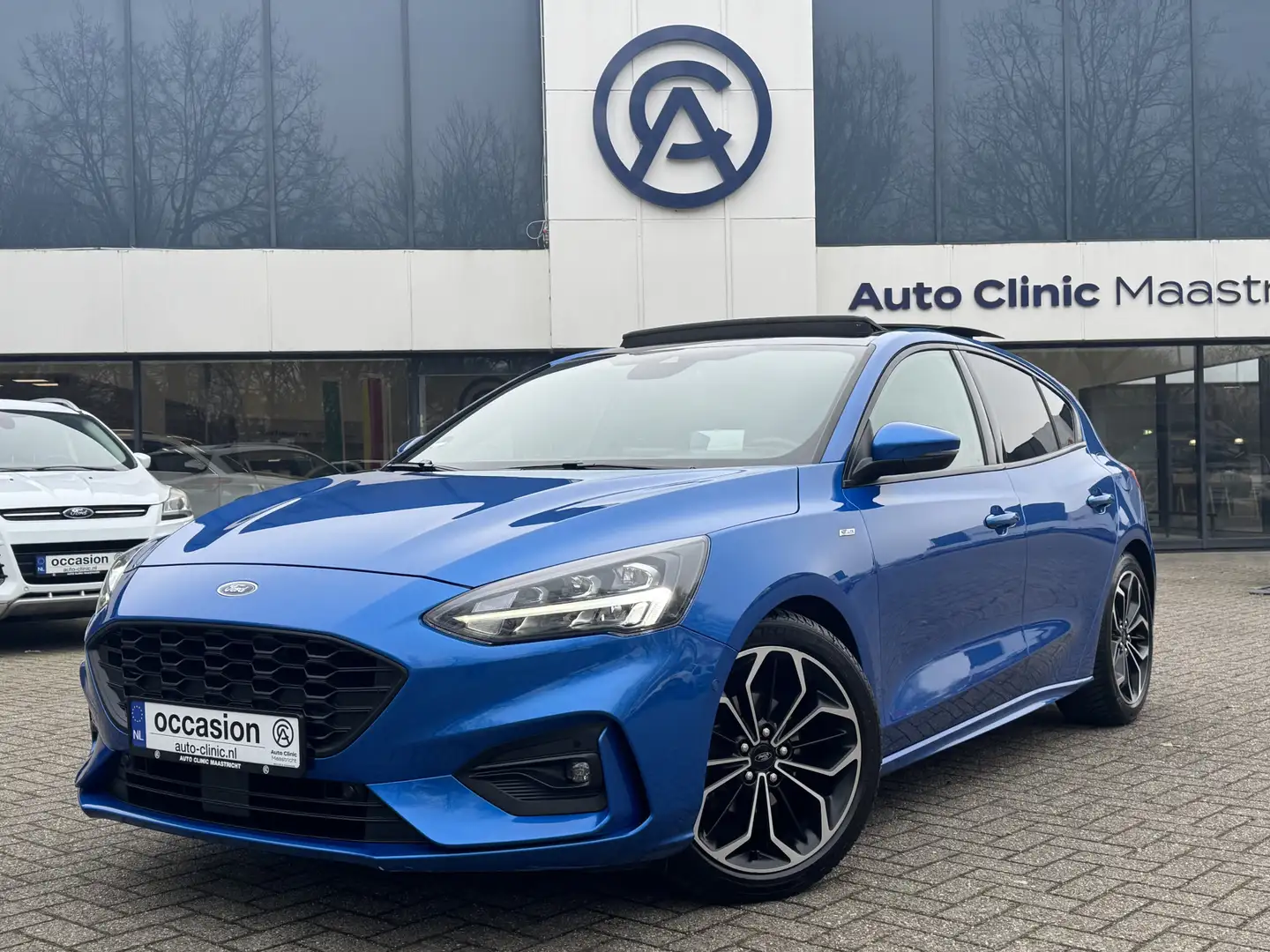 Ford Focus 1.0 EcoBoost ST-LINE | HUD | GARANTIE | PANO | NAV Blauw - 1