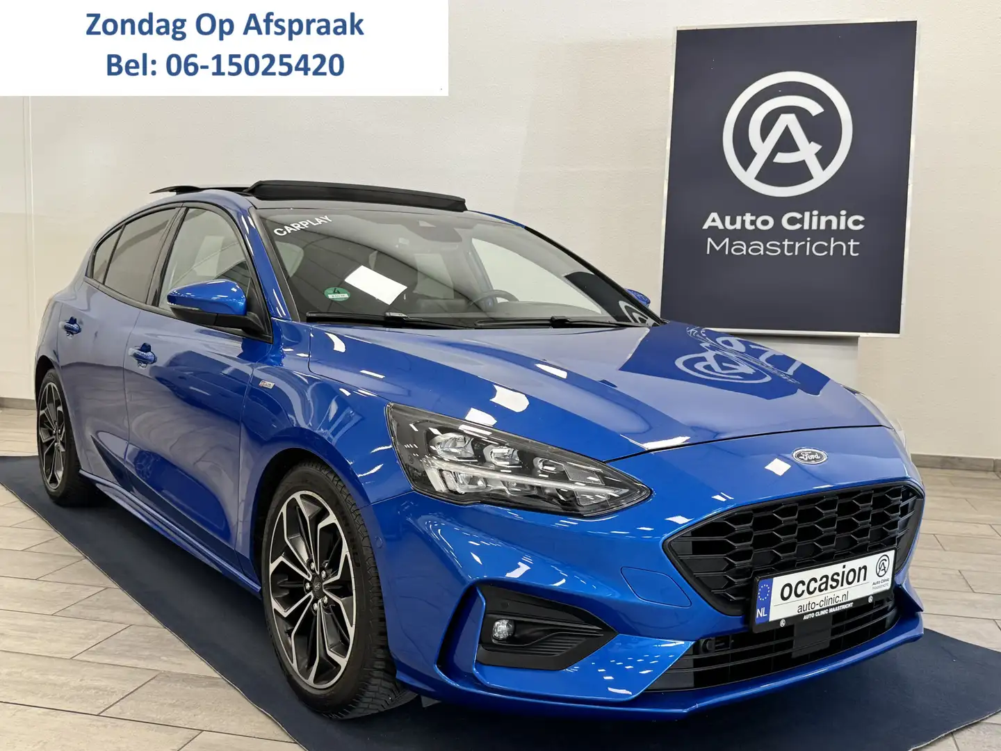 Ford Focus 1.0 EcoBoost ST-LINE | 12 MDN GARANTIE | FULL LED Blauw - 1