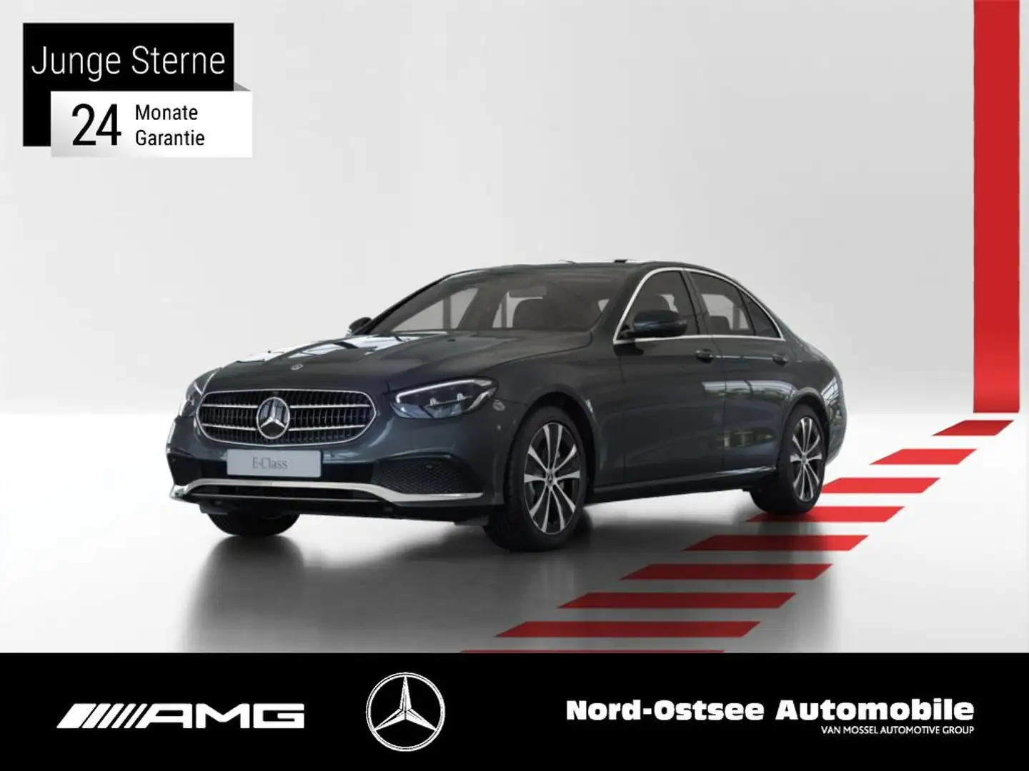 Mercedes-Benz E 300 de AVANTGARDE DISTRO NAVI 360° AHK LED SHZ Gris - 1
