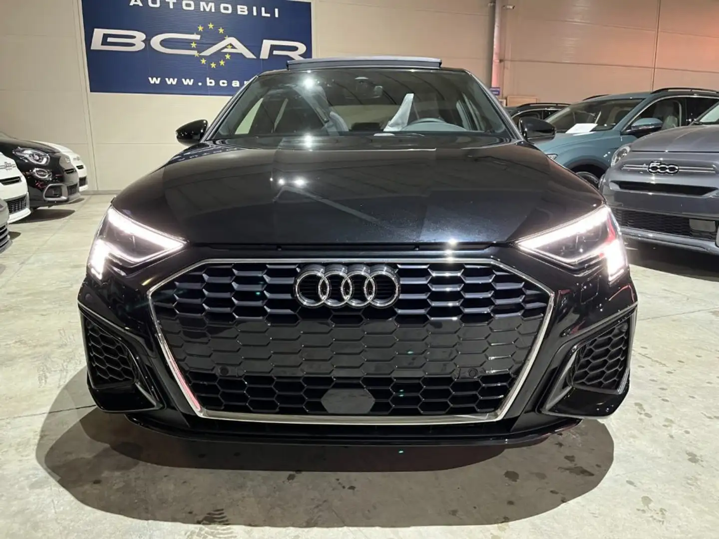 Audi A3 SPB 35TDI Stronic S line "18 Sline/MATRIX/TETTO P. Noir - 2