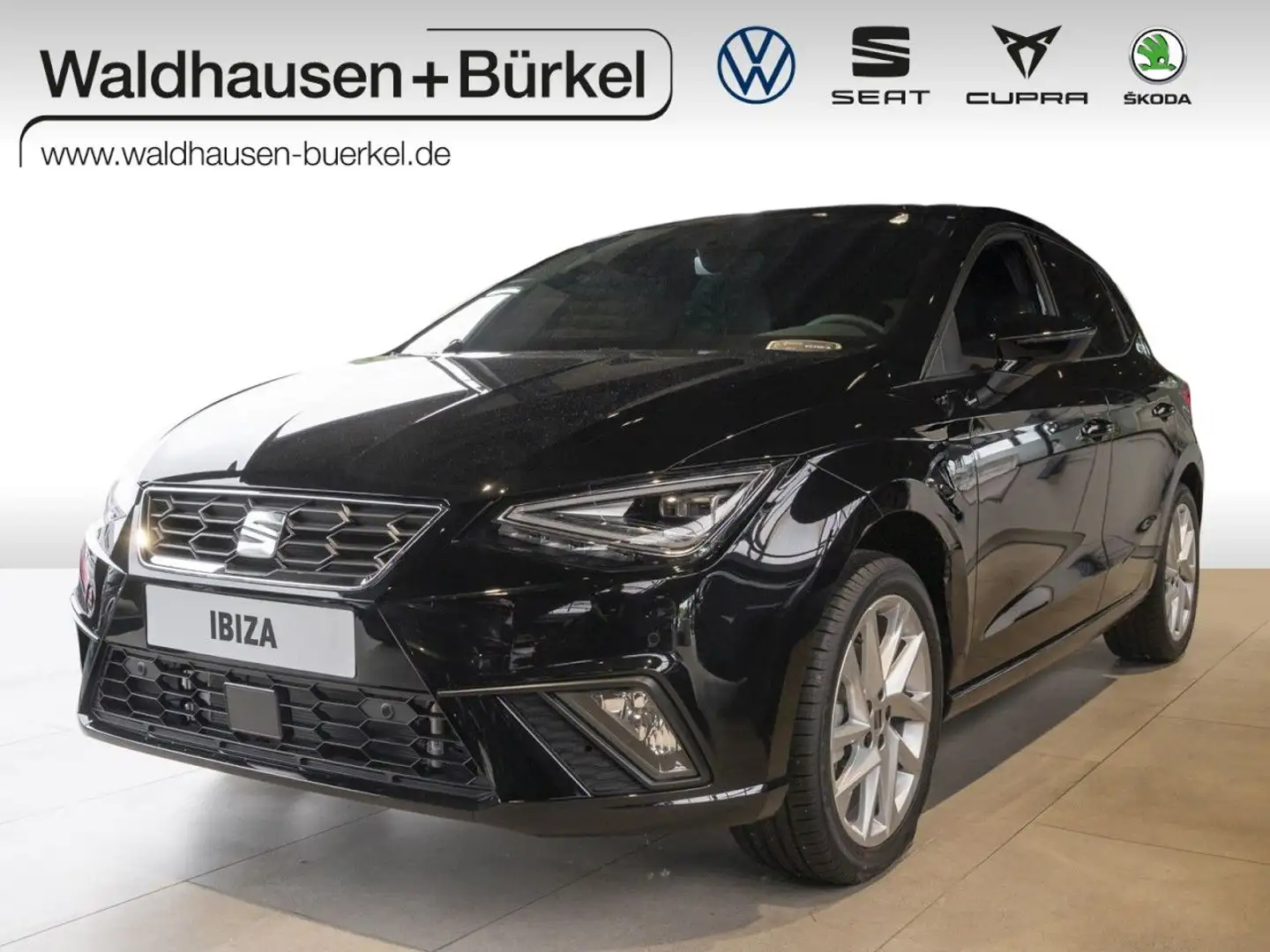 SEAT Ibiza FR 1.0 TSI VOLL LED+Full LINK+Kamera Schwarz - 1