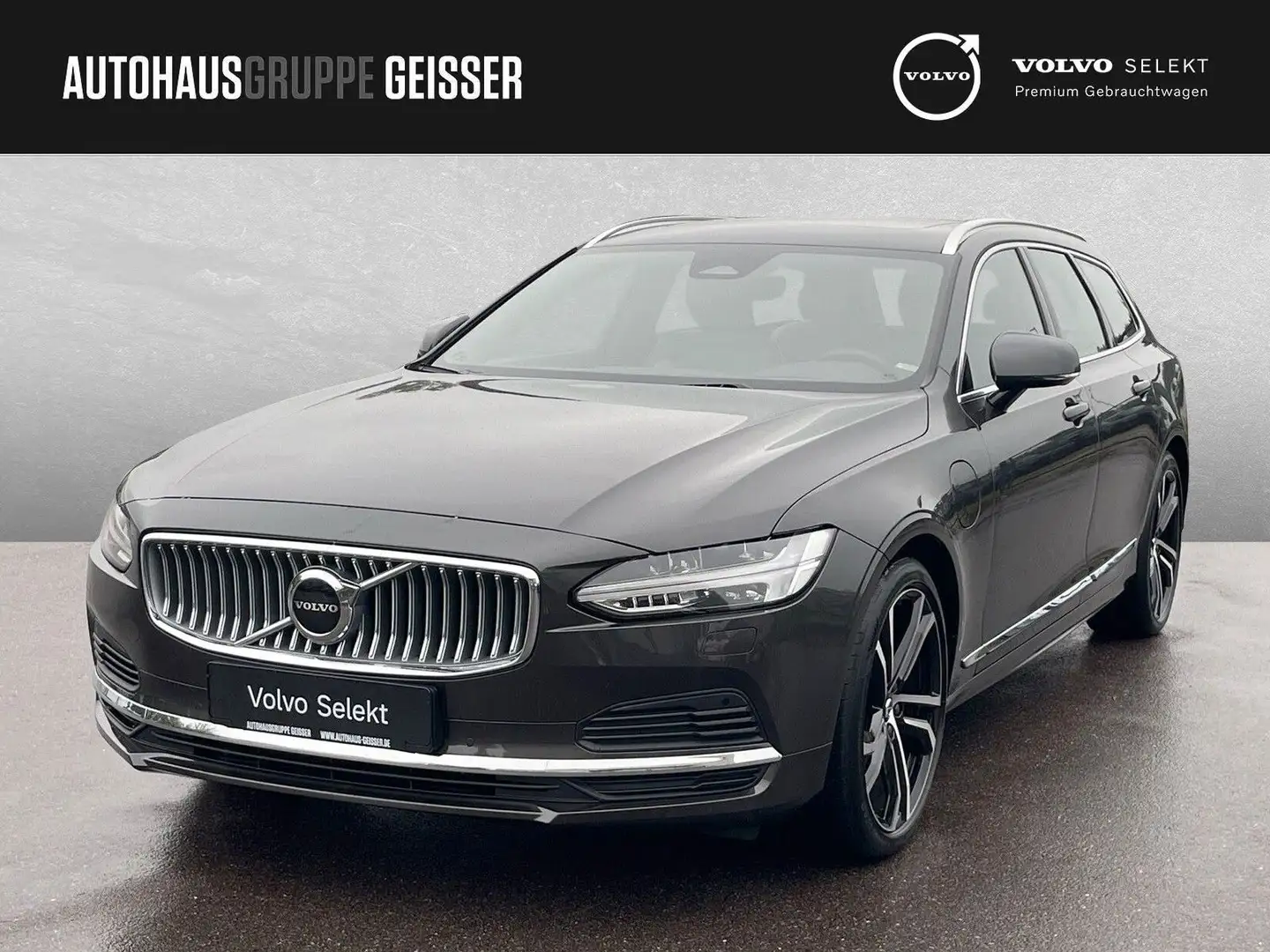 Volvo V90 T6 AWD Recharge Ultra Bright AHK ACC BLIS Grau - 1