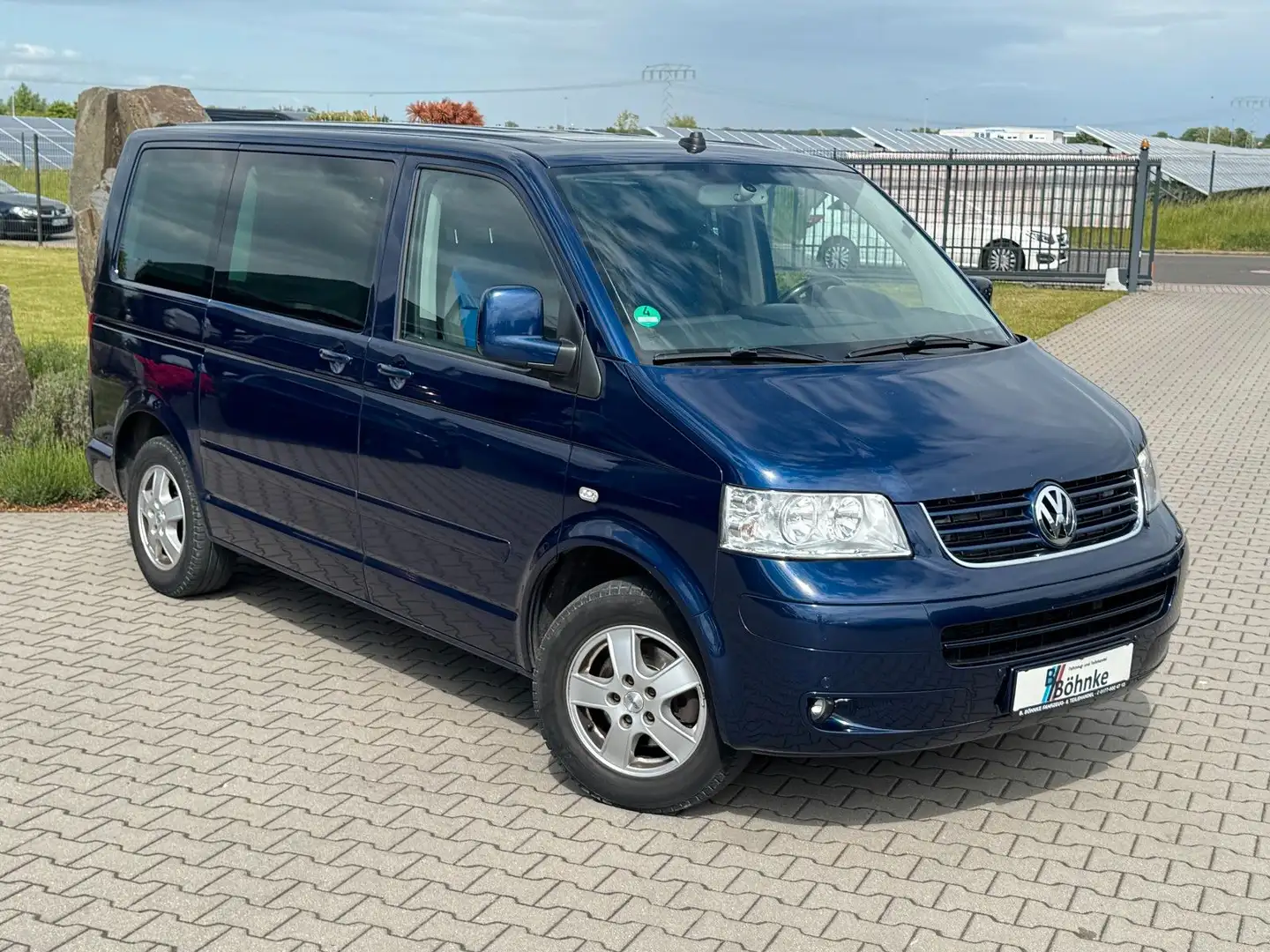 Volkswagen T5 Transporter T5 2.5 TDI Bus Multivan STANDHZG NAVI AHK 7 SITZ Bleu - 1