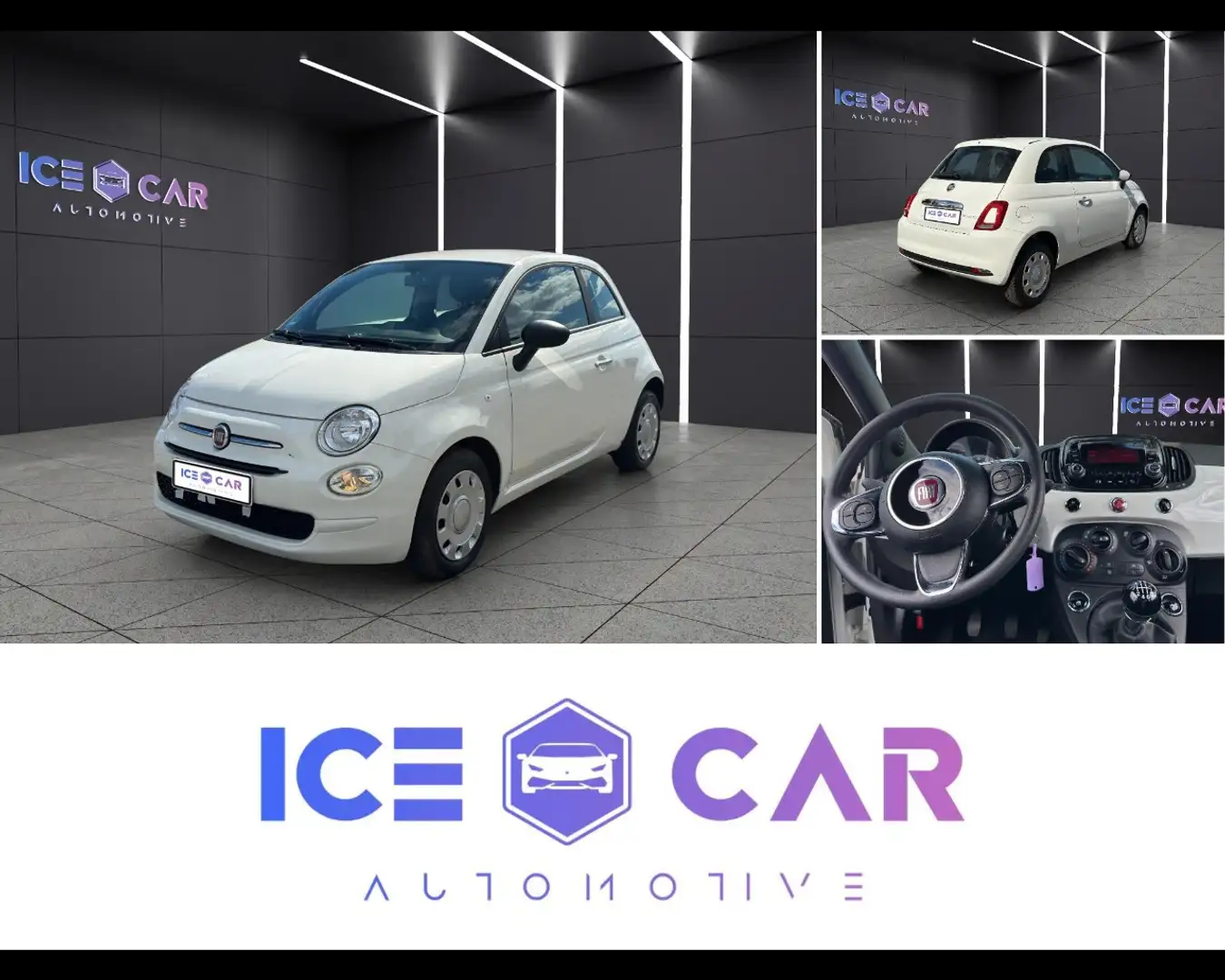 Fiat 500 (2015-2024) - 500 1.0 Hybrid Cult Blanc - 1