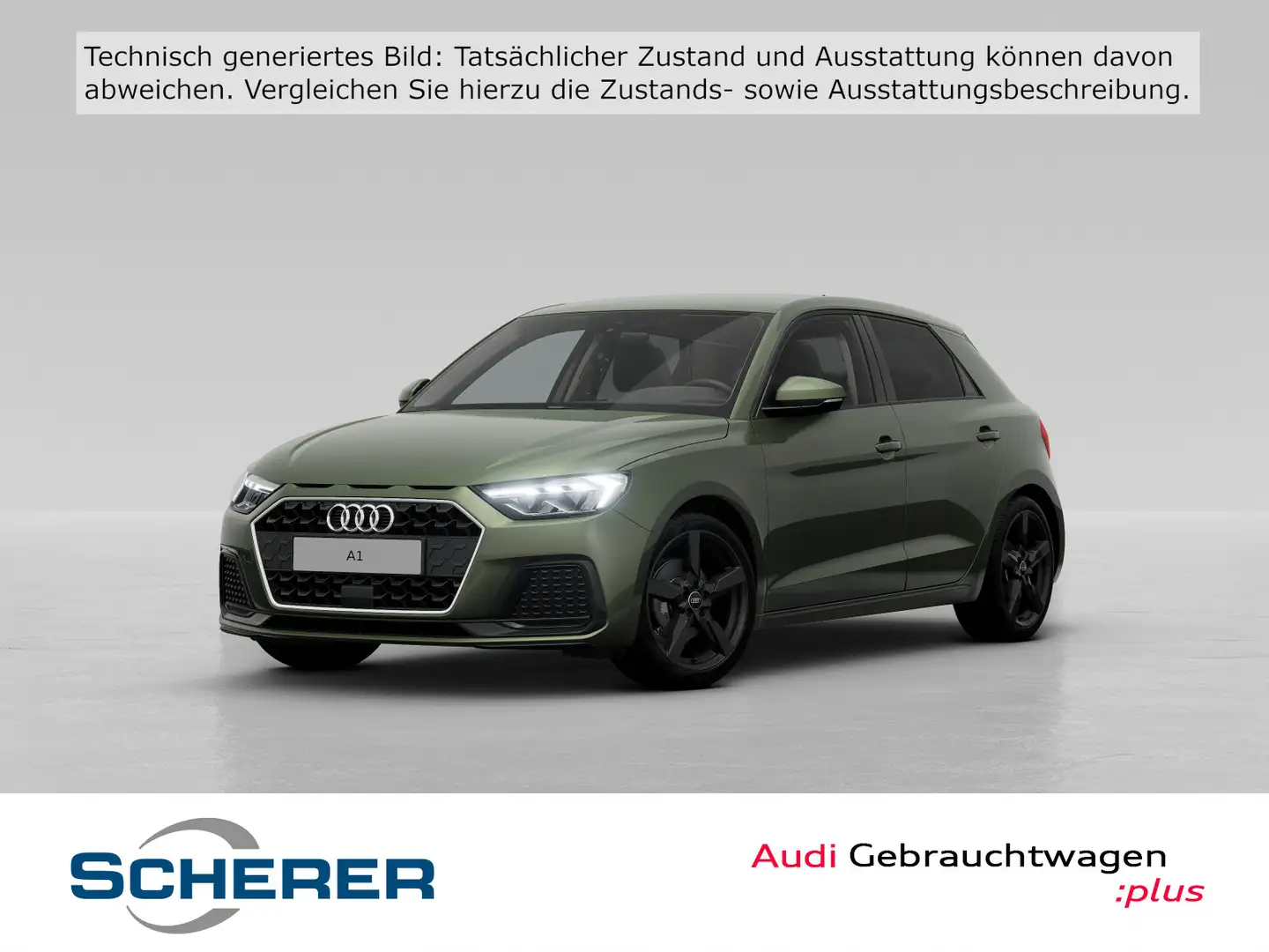 Audi A1 advanced 30 TFSI LED NAVI PLUS SITZ Grün - 1