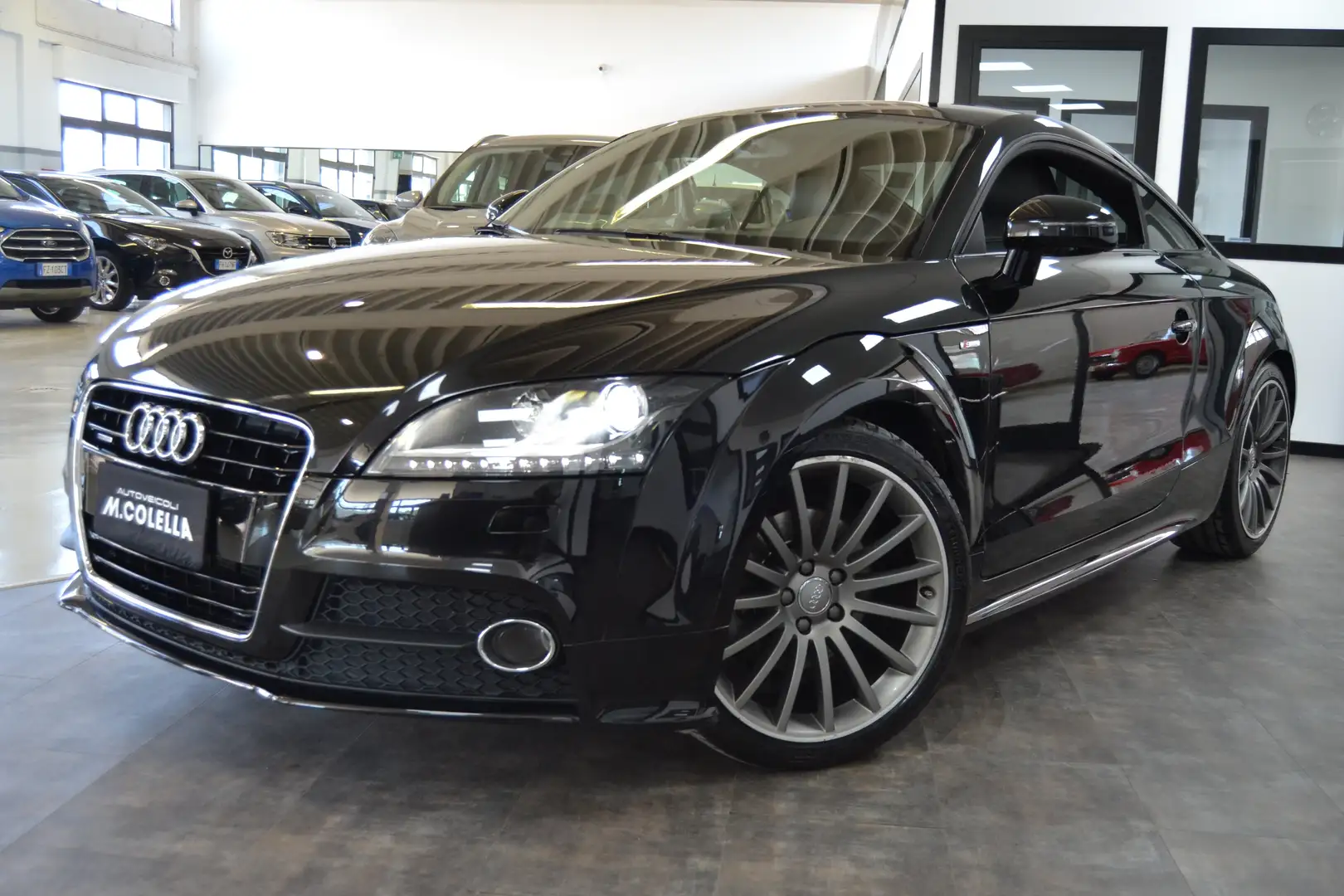 Audi TT Coupè 2.0 TDI Quattro S-Line Navi/Xenon/Pelle Zwart - 1