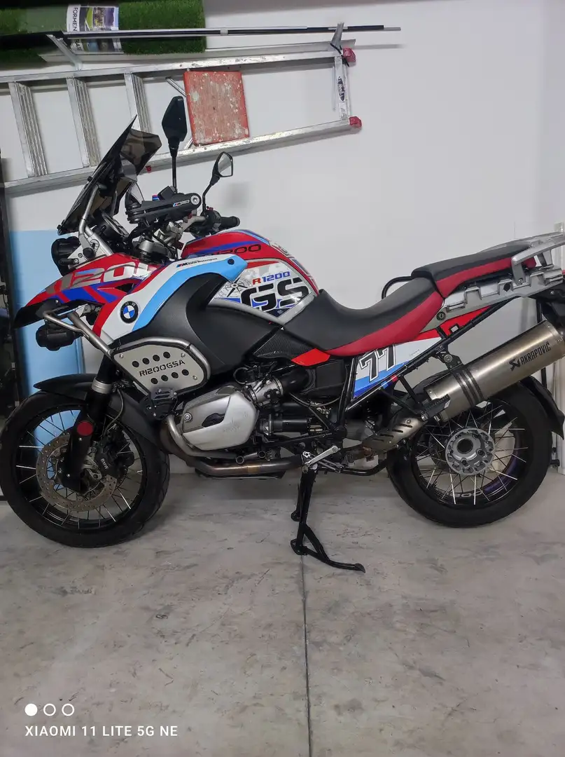 BMW R 1200 GS Adventure moto nel complesso pari al nuovo,doppie chiavi Rouge - 1