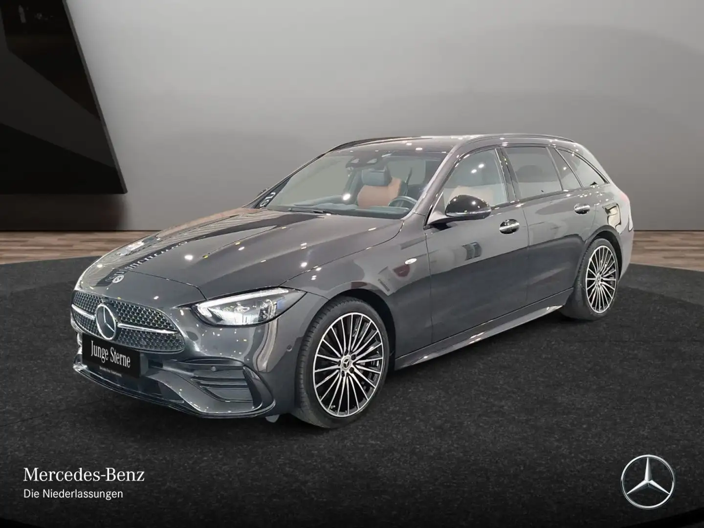 Mercedes-Benz C 300 de T AMG+NIGHT+PANO+360+AHK+BURMESTER+19"+9G Grau - 2